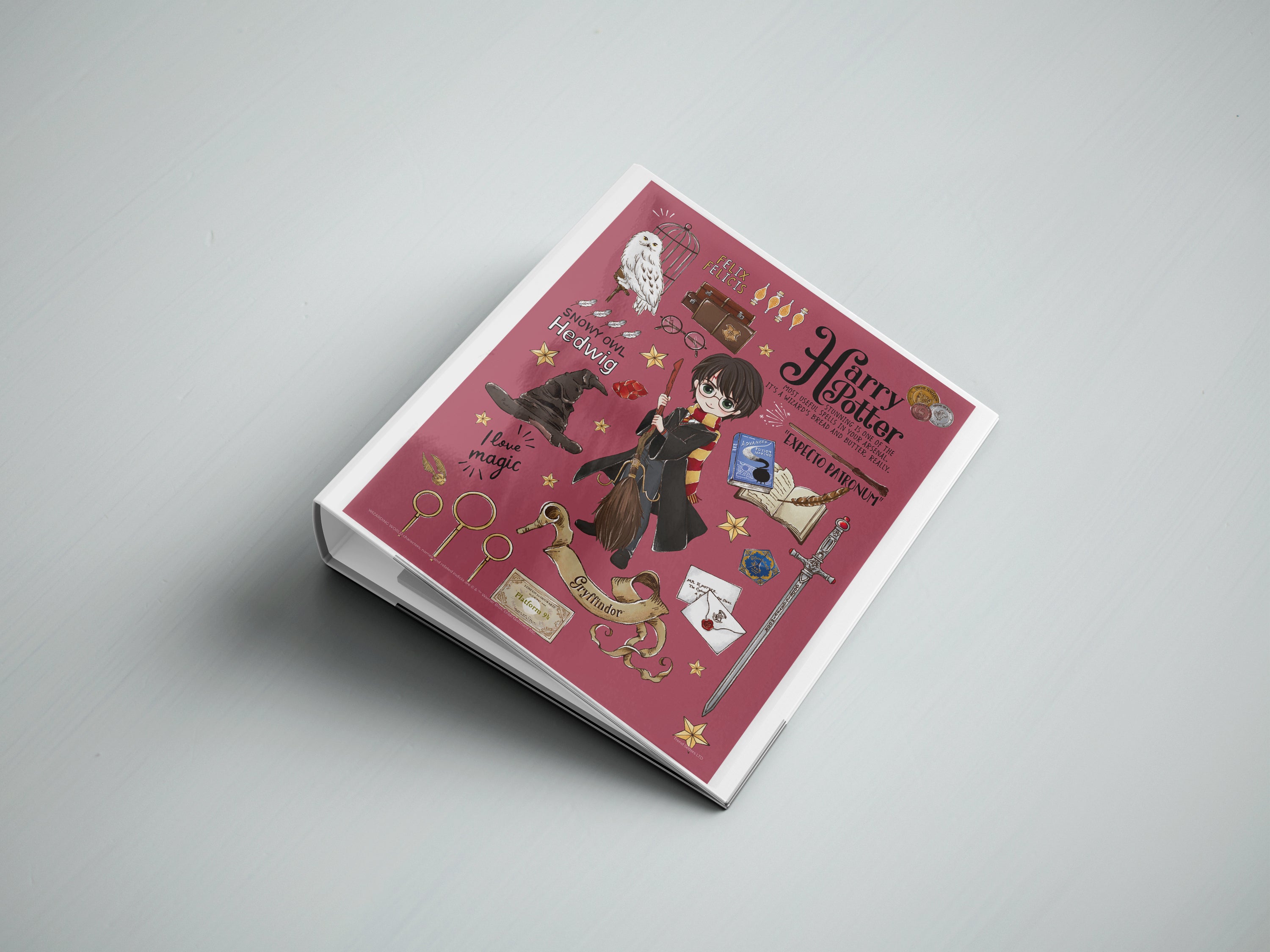 Harry Potter (Magical Character Collages) TrendyPrint Wall Art Set of Four TP08100024