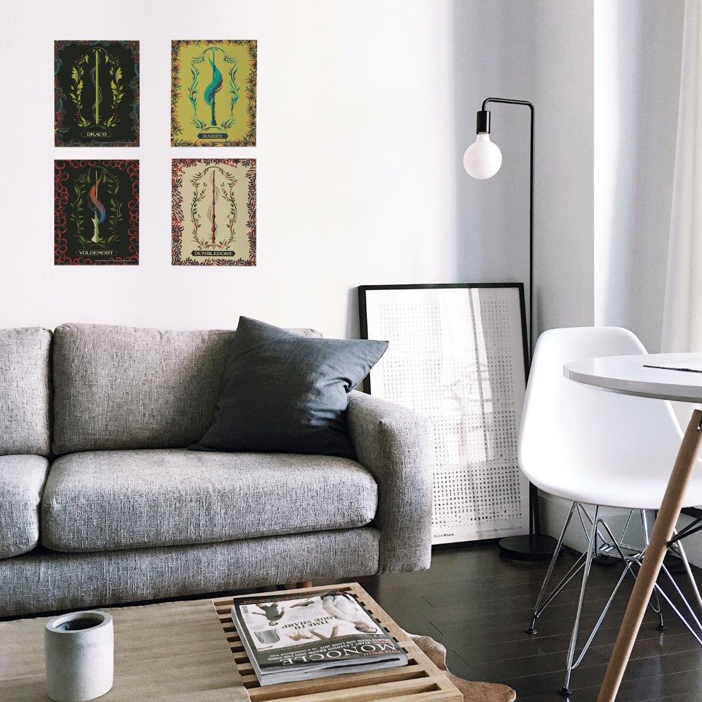 Harry Potter (Wands) TrendyPrint™ Wall Art Set TP08100026