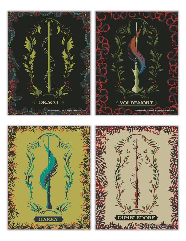 Harry Potter (Wands) TrendyPrint™ Wall Art Set TP08100026