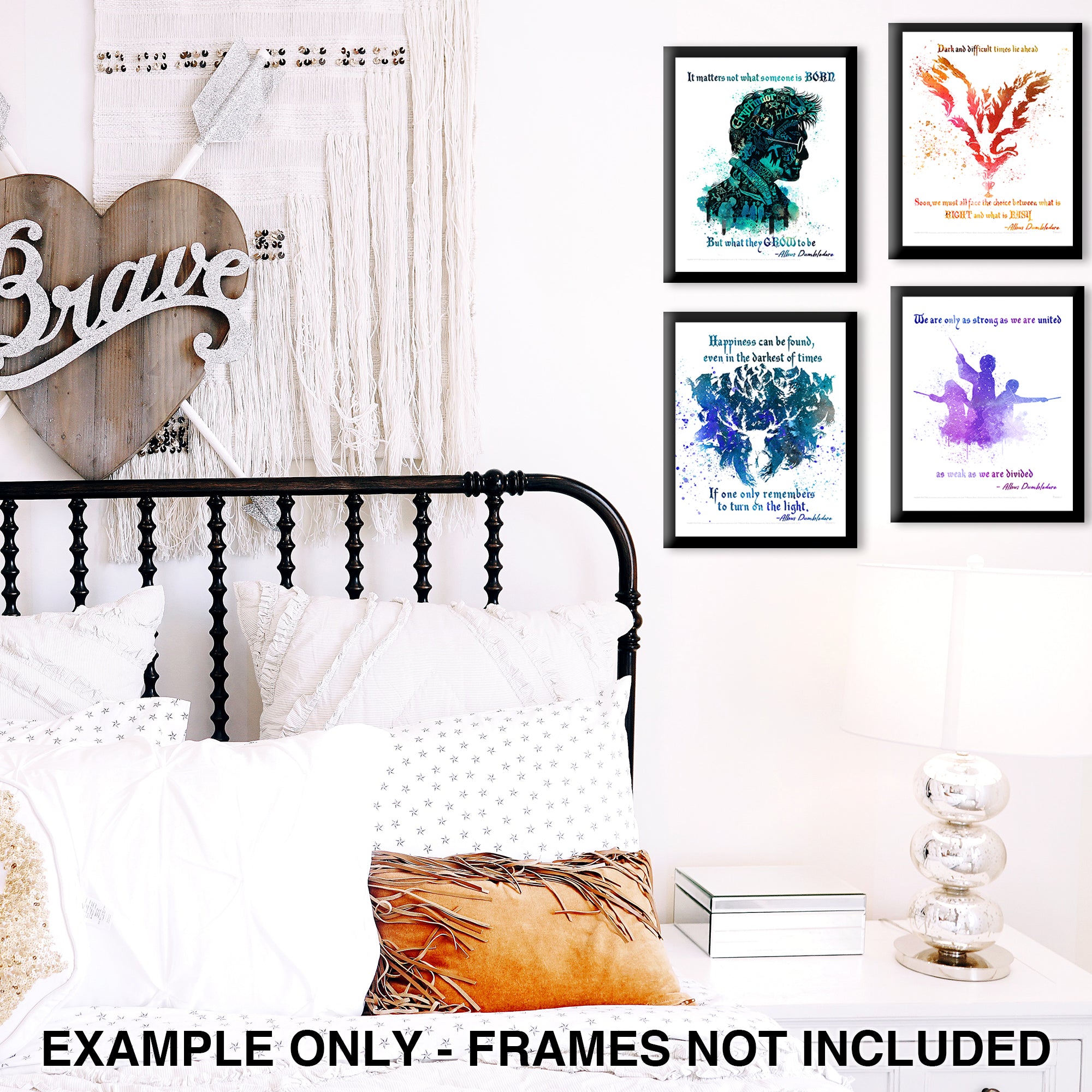 Harry Potter (Watercolor Dumbledore Quotes) TrendyPrint™ Wall Art Set TP08100051