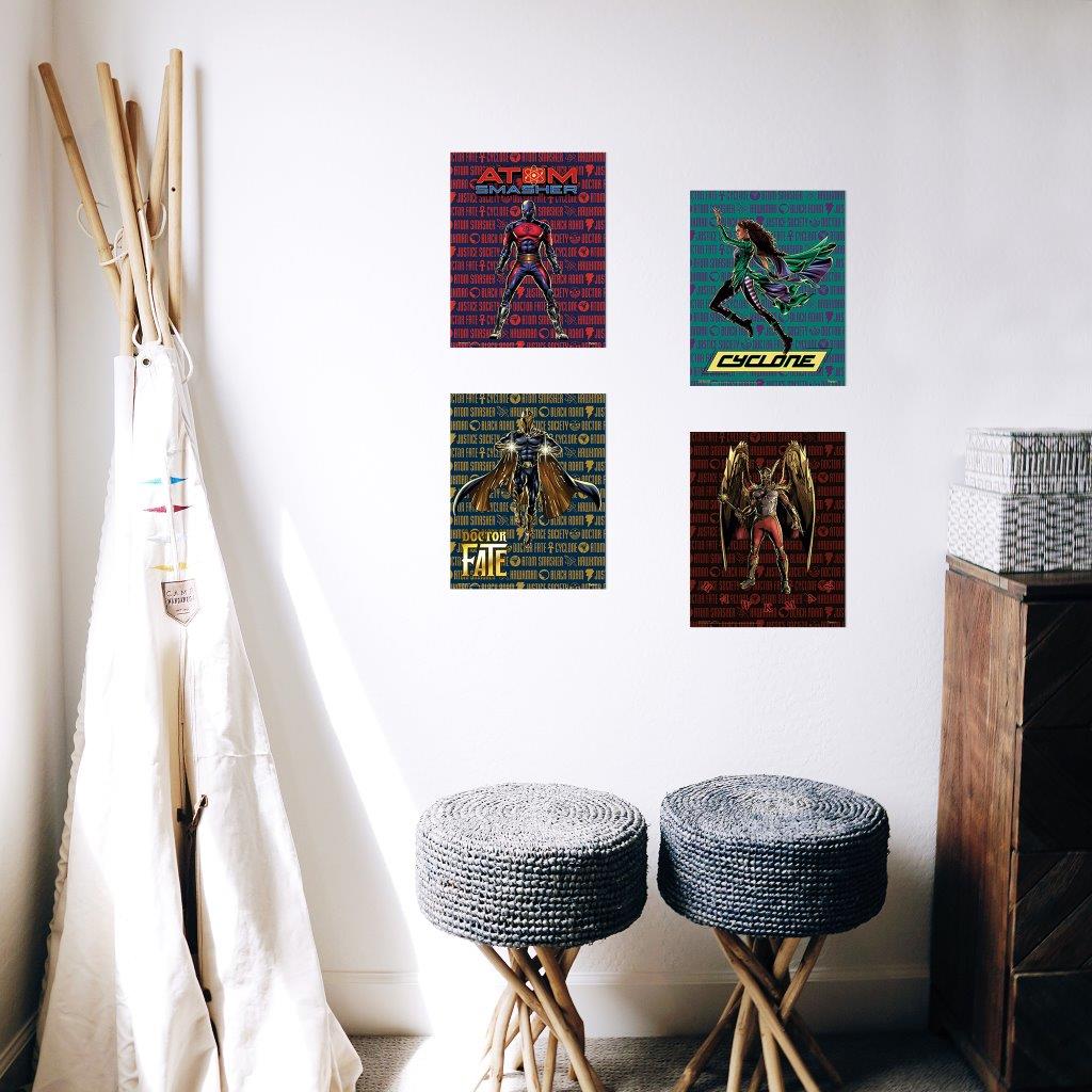 Black Adam (Justice Society of America) TrendyPrint™ Wall Art Set  TP08100056