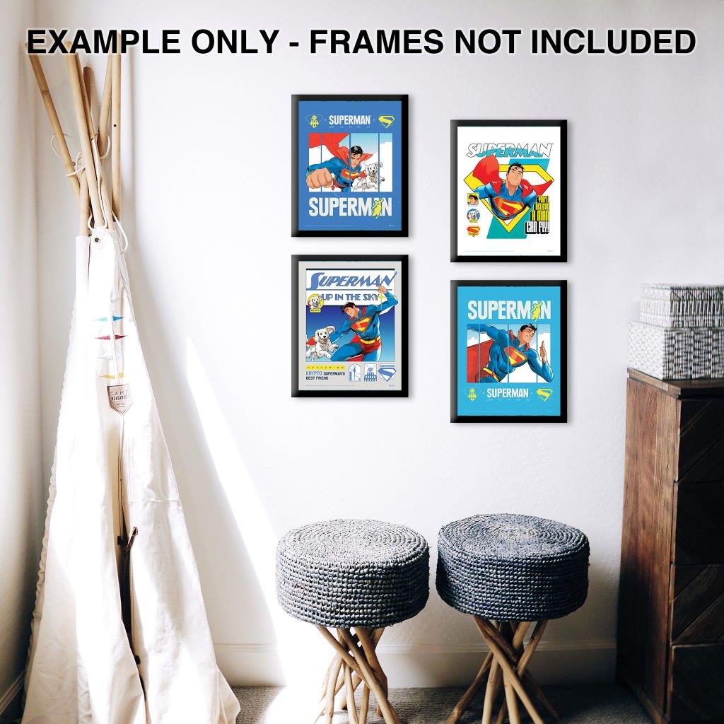 Superman (2025) (Up in the Sky) TrendyPrint™ Wall Art Set TP08100057