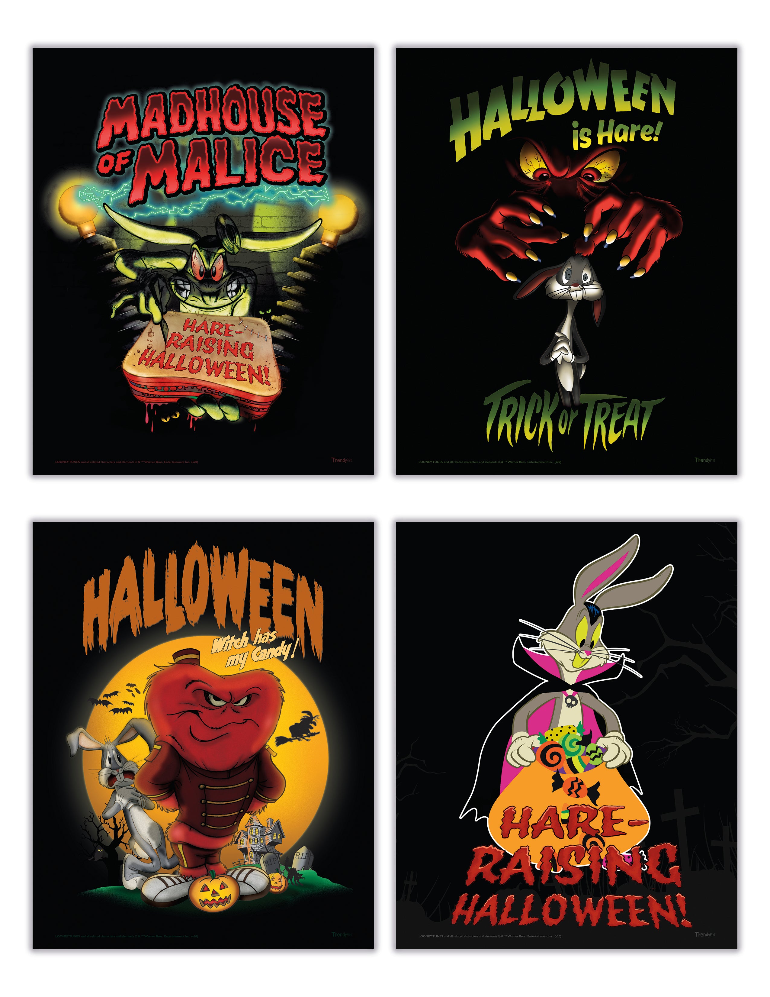 Looney Tunes (Halloween) TrendyPrint™ Wall Art Set TP08100139