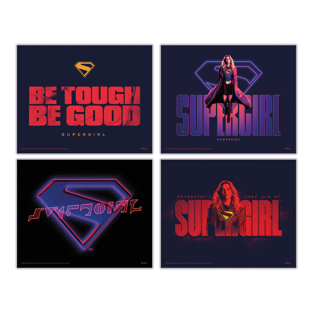 Supergirl (Be Good Be Tough) TrendyPrint™ Wall Art Set TP08100259
