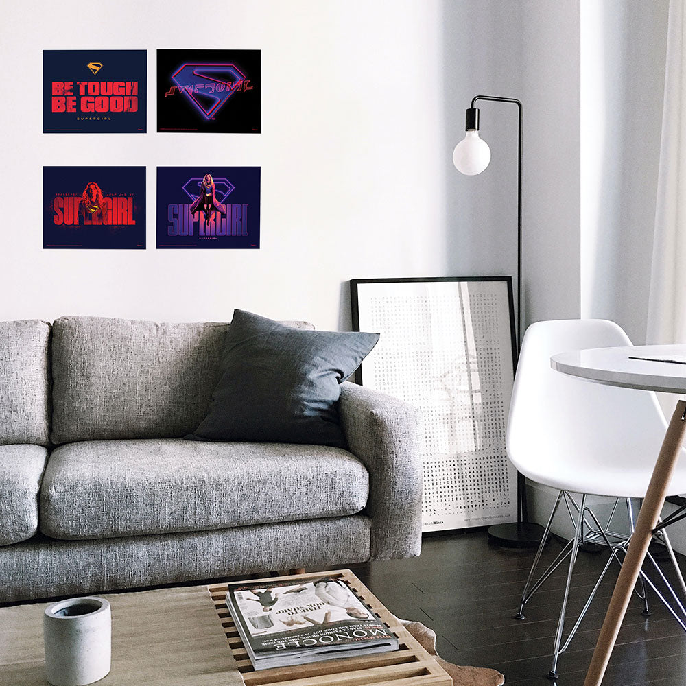 Supergirl (Be Good Be Tough) TrendyPrint™ Wall Art Set TP08100259