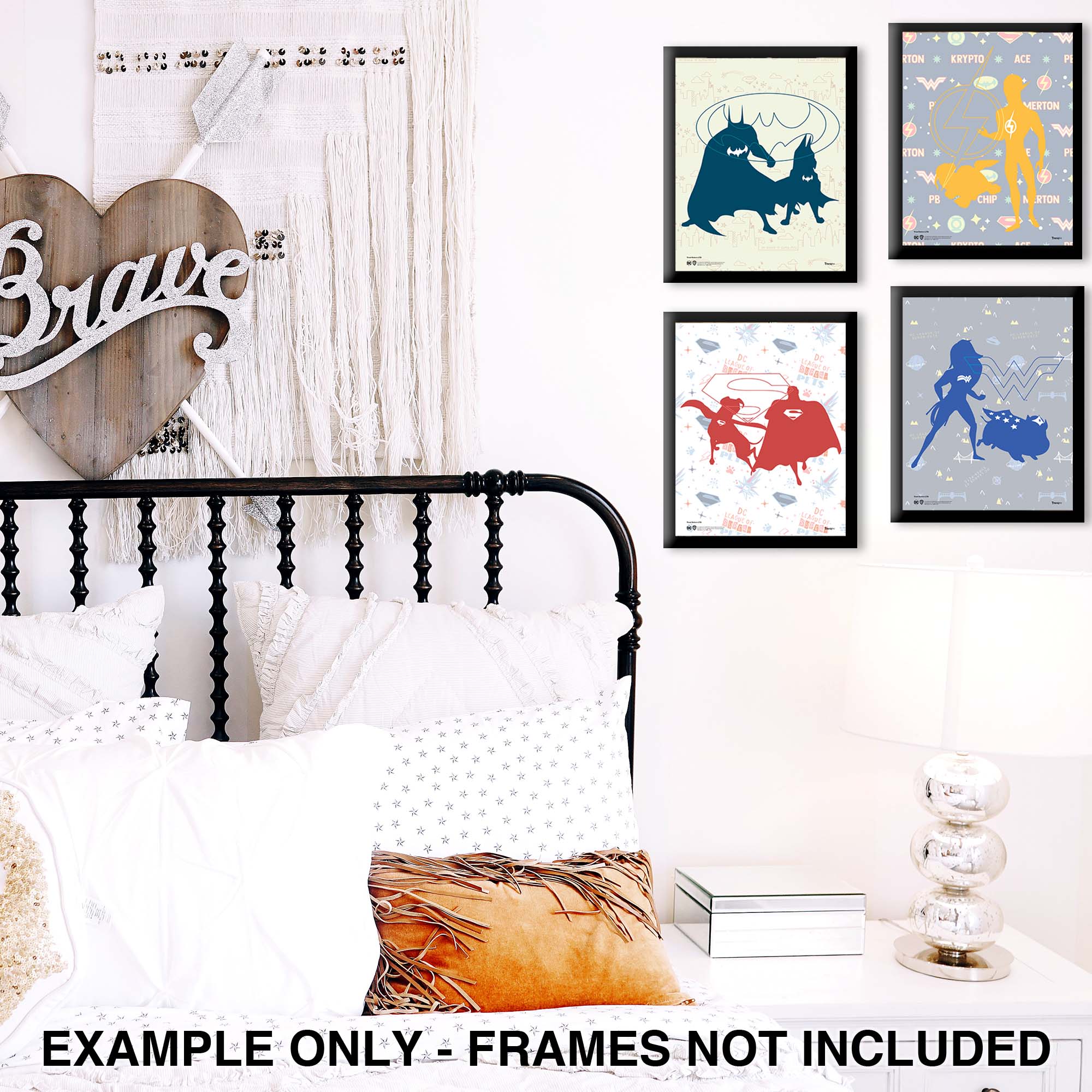 DC League of Super-Pets (Silhouettes) TrendyPrint™ Wall Art Set  TP08100267