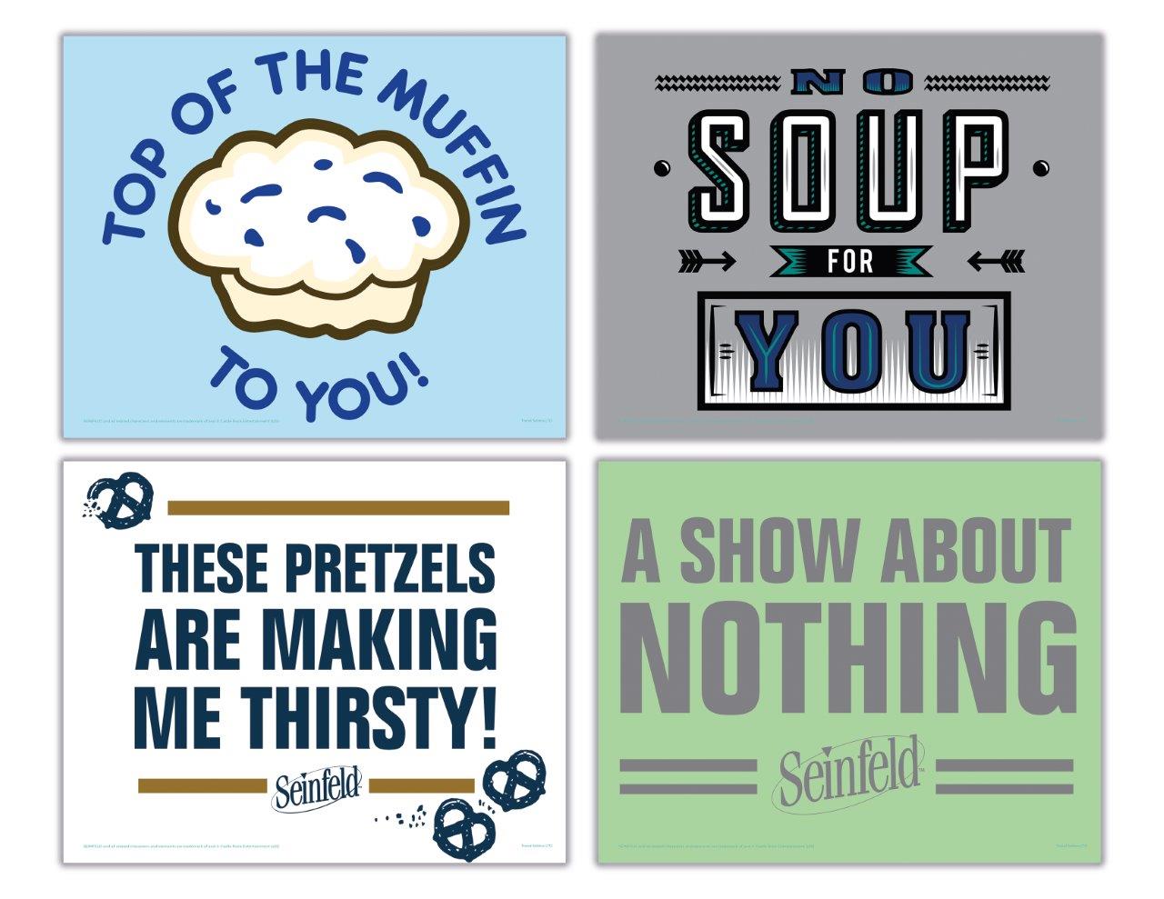 Seinfeld (Quotes) TrendyPrint™ Wall Art Set TP08100308