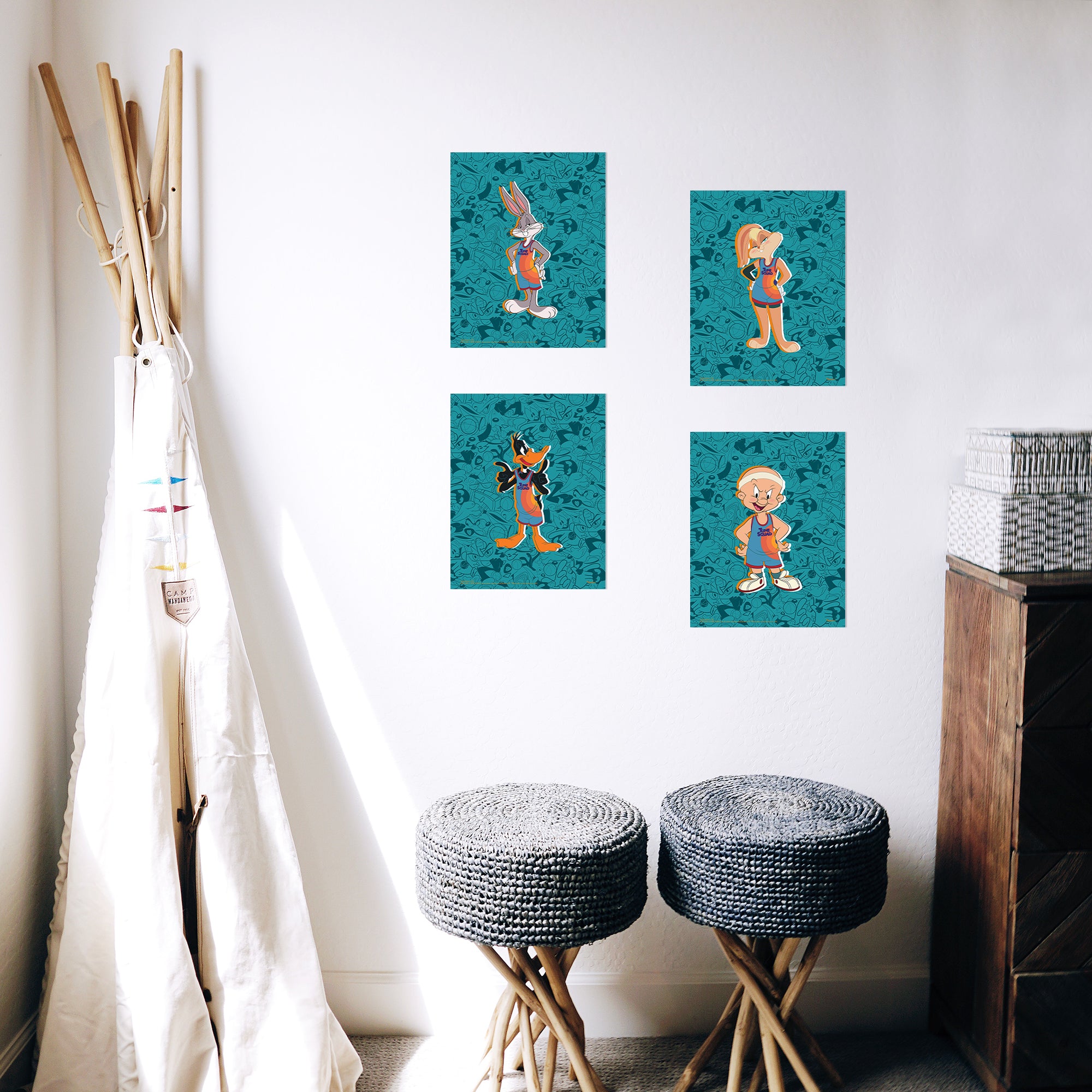 Space Jam: A New Legacy (String 1) TrendyPrint™ Wall Art Set TP08100366