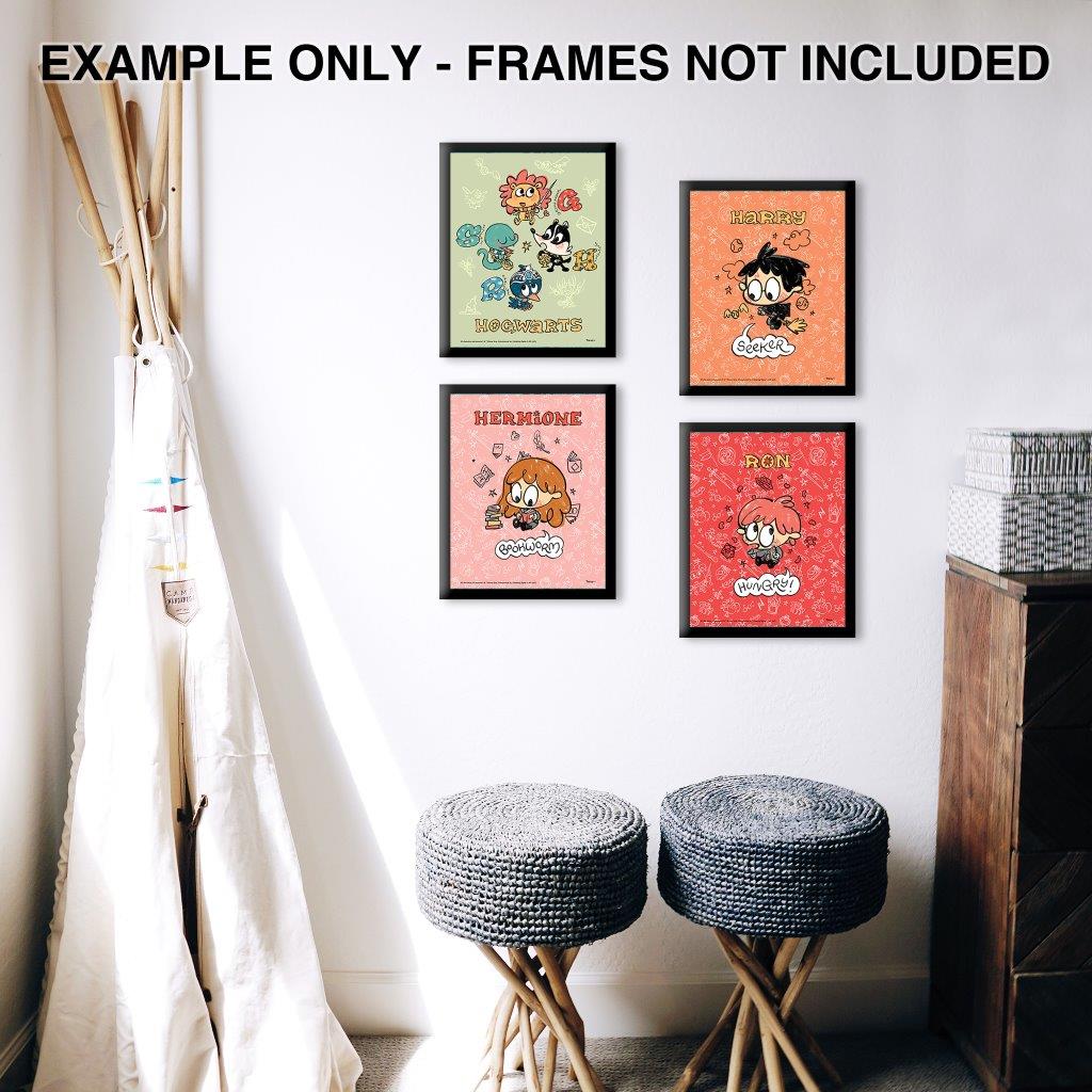 Harry Potter (Hogwarts Houses & Characters) TrendyPrint™ Wall Art Set TP08100375