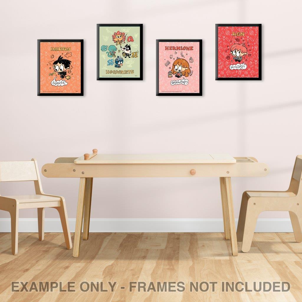 Harry Potter (Hogwarts Houses & Characters) TrendyPrint™ Wall Art Set TP08100375