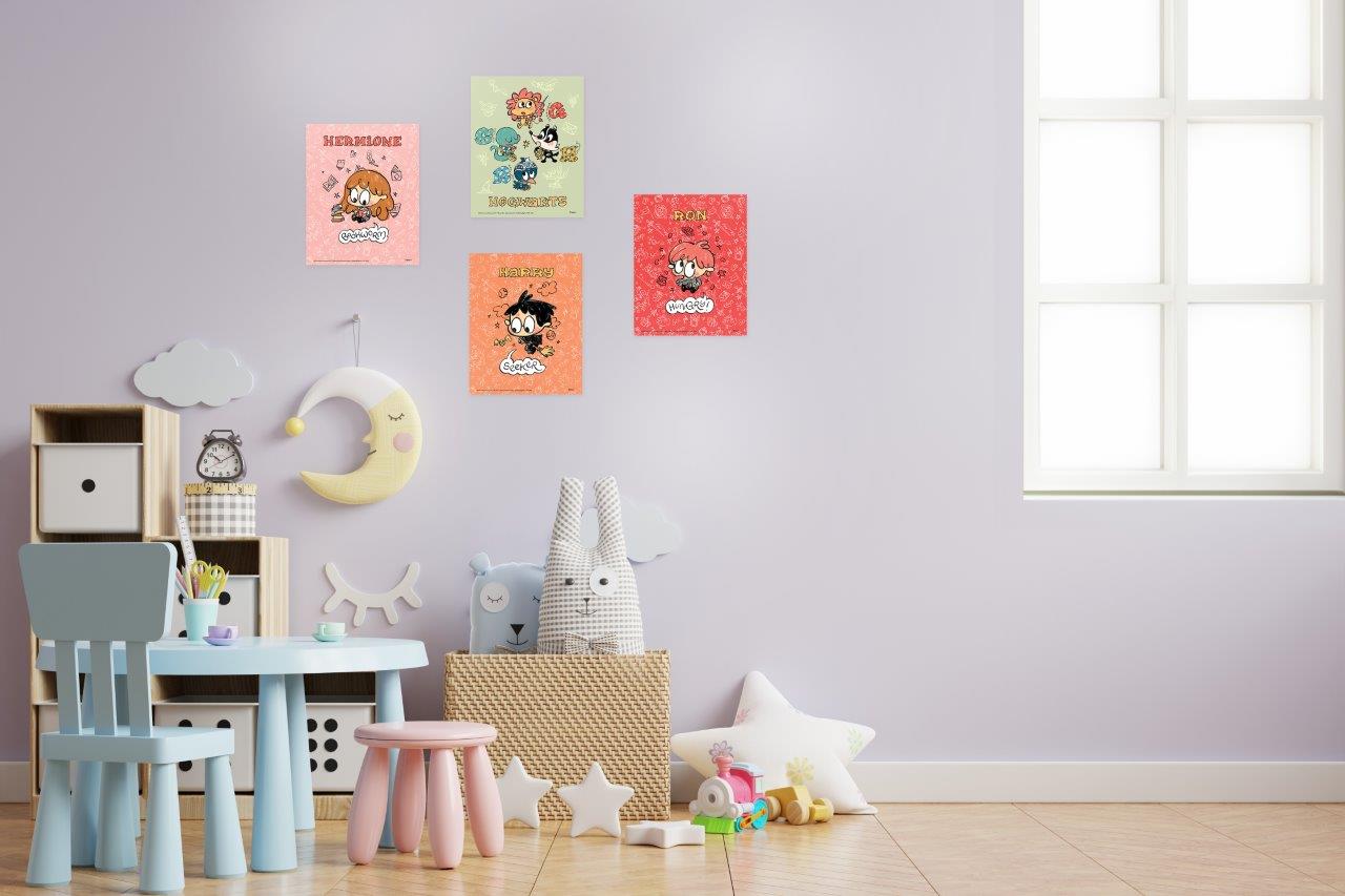 Harry Potter (Hogwarts Houses & Characters) TrendyPrint™ Wall Art Set TP08100375