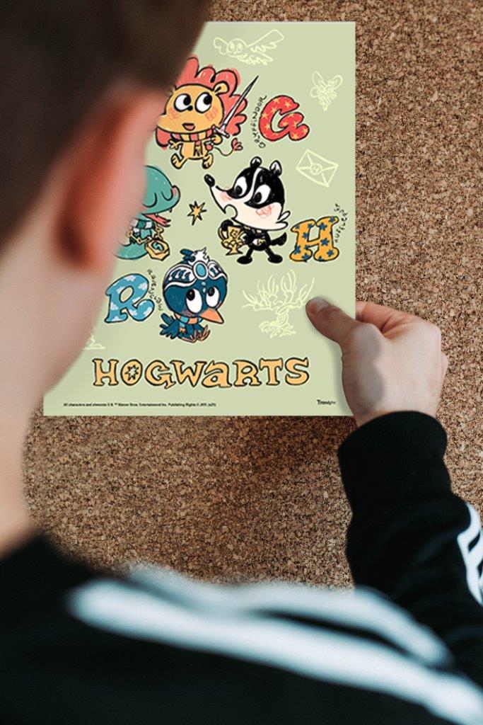 Harry Potter (Hogwarts Houses & Characters) TrendyPrint™ Wall Art Set TP08100375