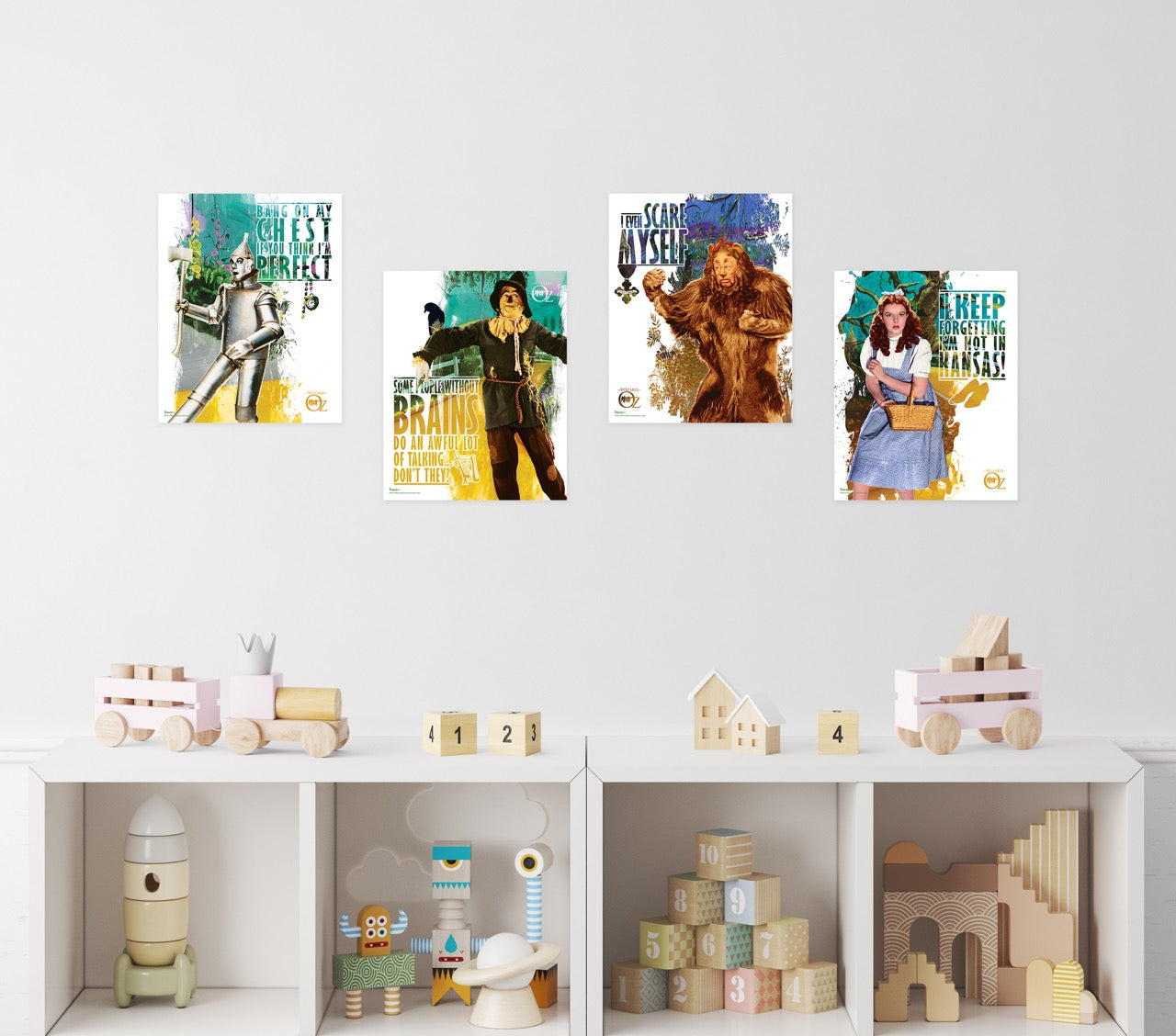 The Wizard of Oz (Off To See The Wizard) TrendyPrint™ Wall Art Set TP08100377