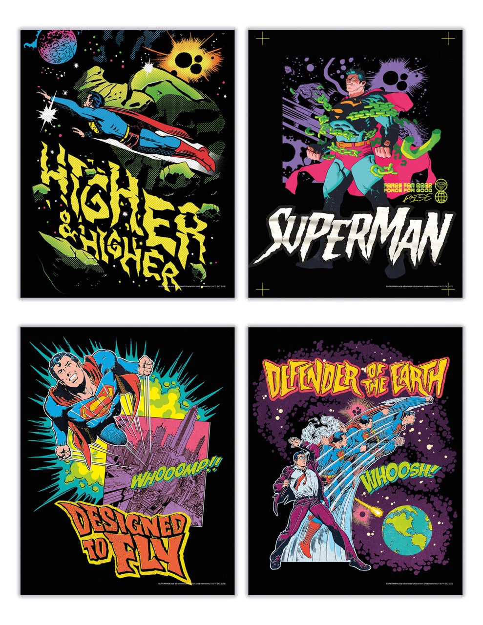 Superman (Lifted Pop) TrendyPrint™ Wall Art Set TP08100410