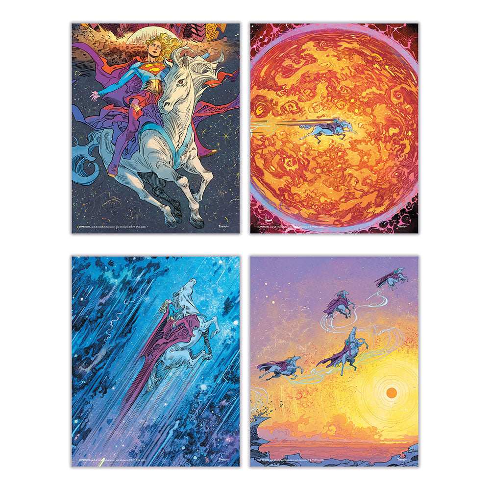 Supergirl (Supergirl and Her Horse) TrendyPrint™ Wall Art Set TP08100444