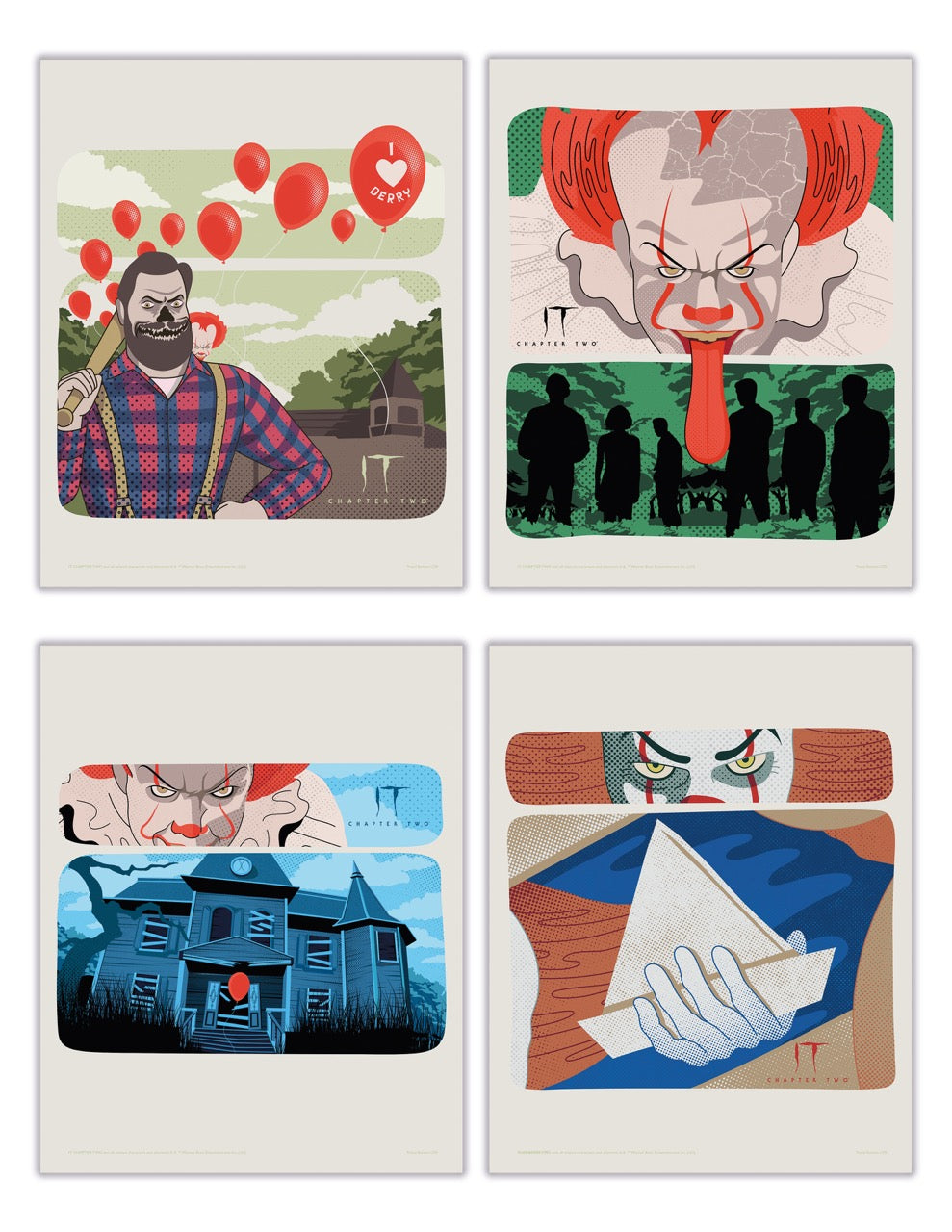 IT: Chapter Two (Art of Horror) TrendyPrint™ Wall Art Set TP08100449