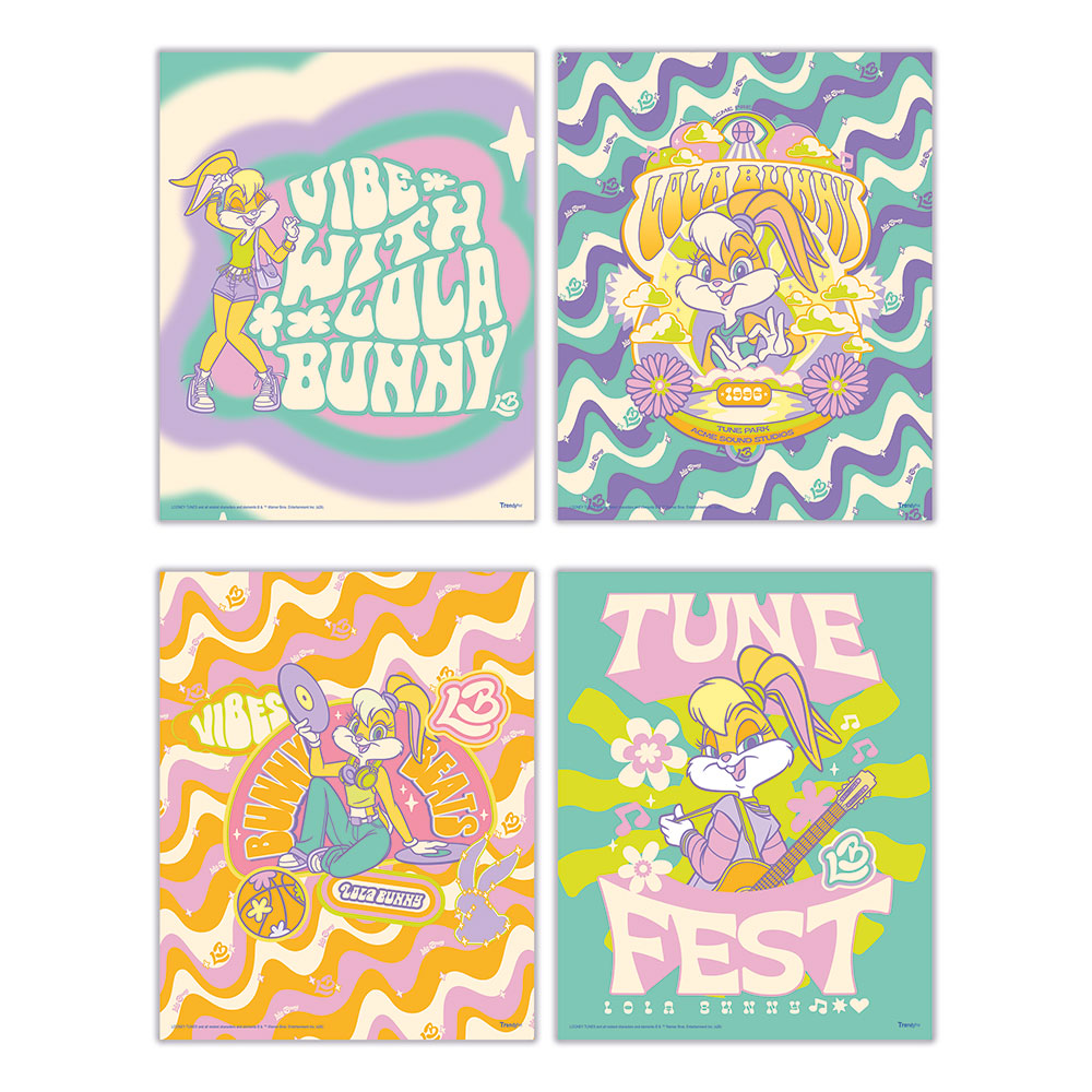 Looney Tunes (Lola Bunny Vibes) TrendyPrint™ Wall Art Set TP08100473