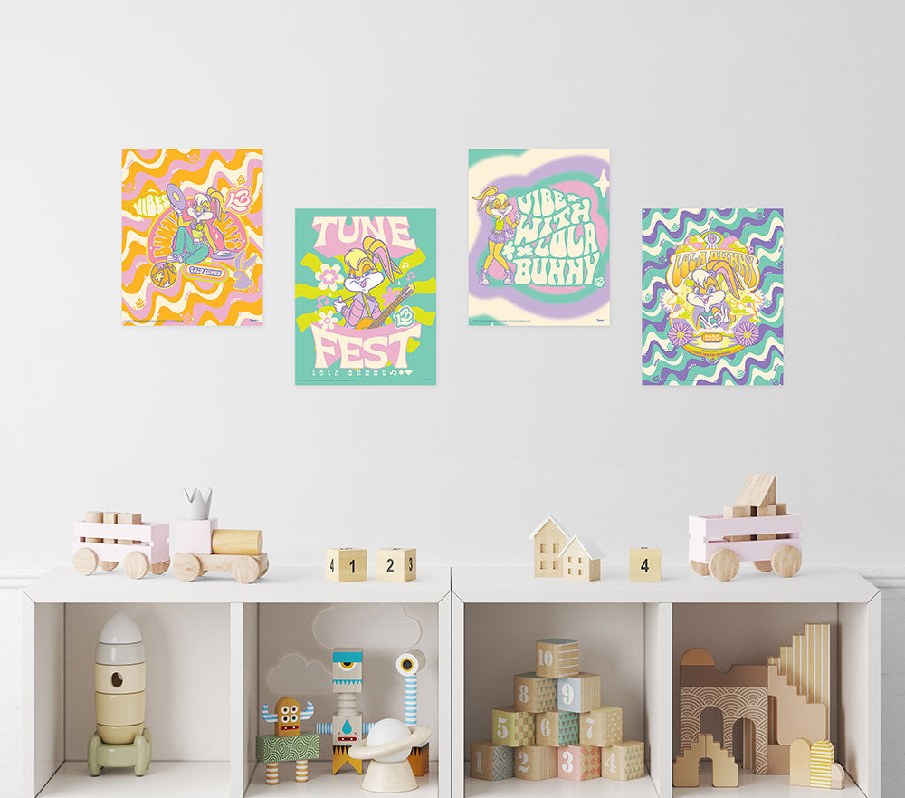 Looney Tunes (Lola Bunny Vibes) TrendyPrint™ Wall Art Set TP08100473