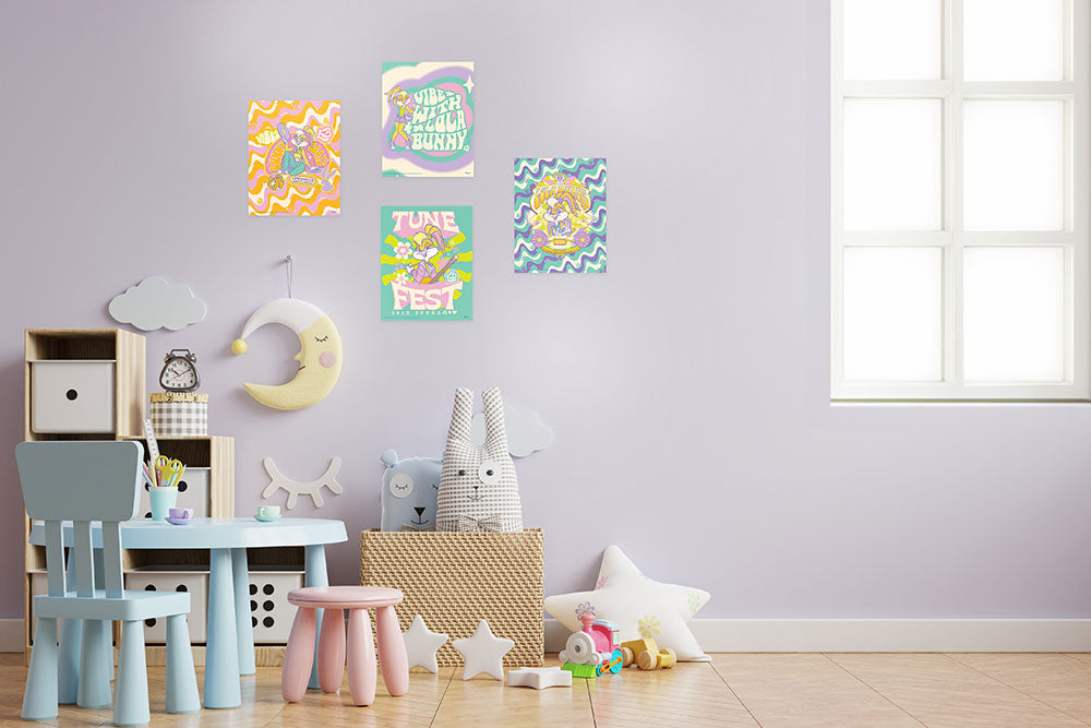 Looney Tunes (Lola Bunny Vibes) TrendyPrint™ Wall Art Set TP08100473