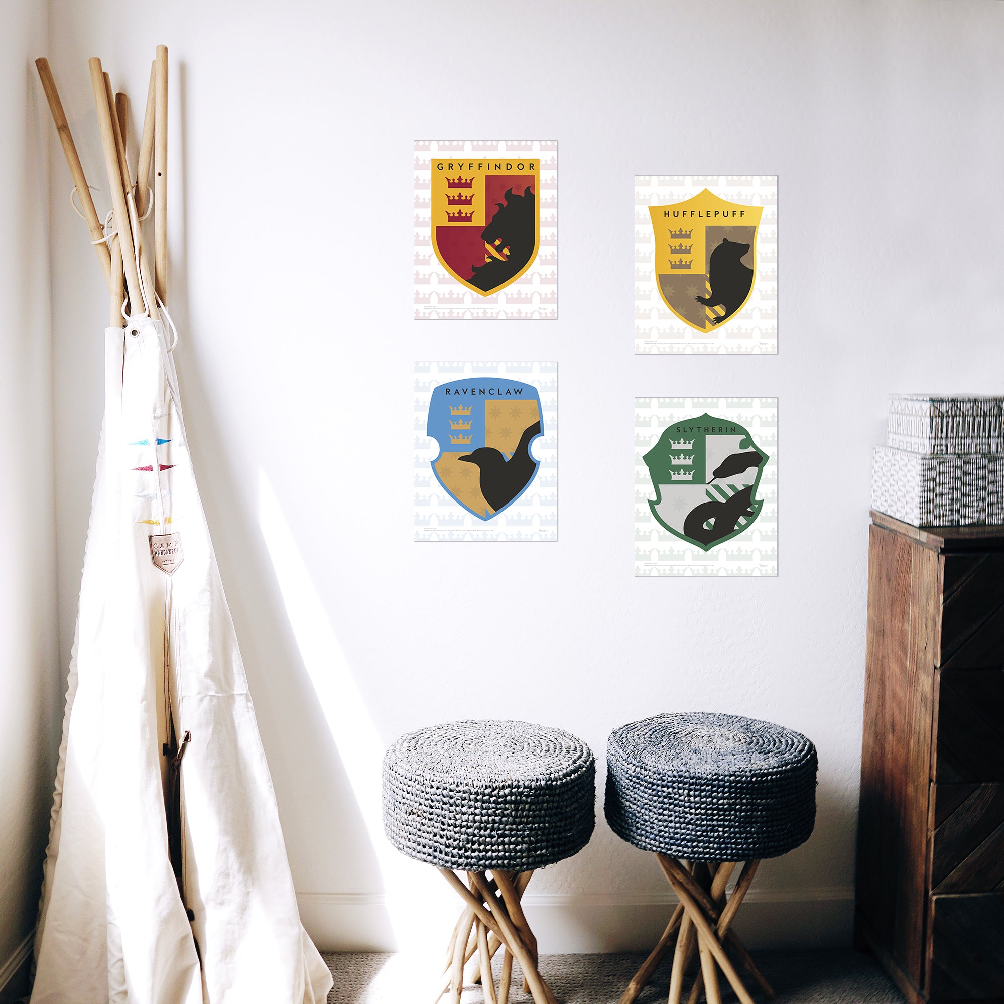 Harry Potter (Hogwarts House Pride) TrendyPrint™ Wall Art Set TP08100515