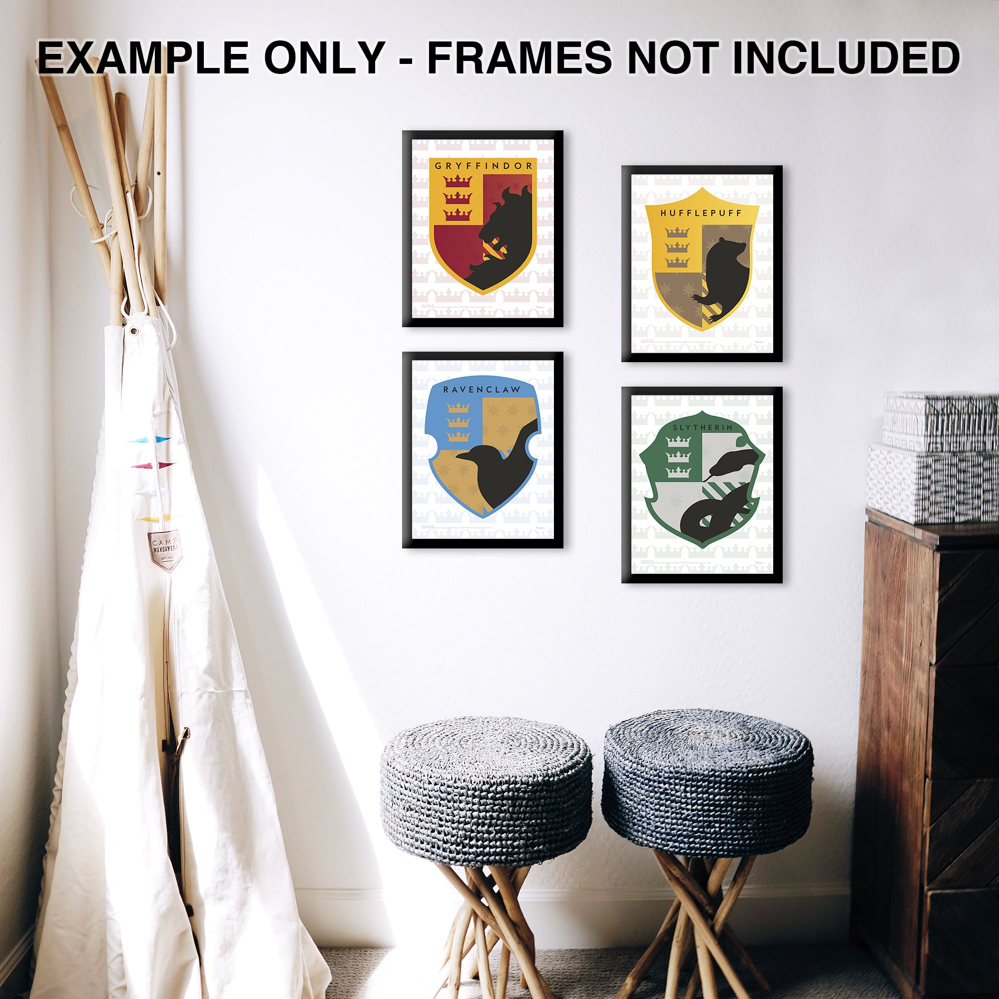 Harry Potter (Hogwarts House Pride) TrendyPrint™ Wall Art Set TP08100515