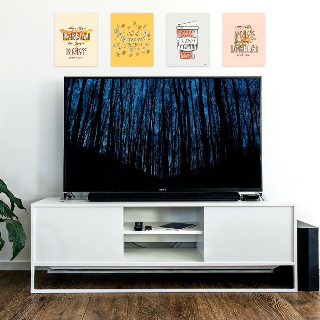 Gilmore Girls (Lorelai and Rory Quotes) TrendyPrint™ Wall Art Set TP08100542