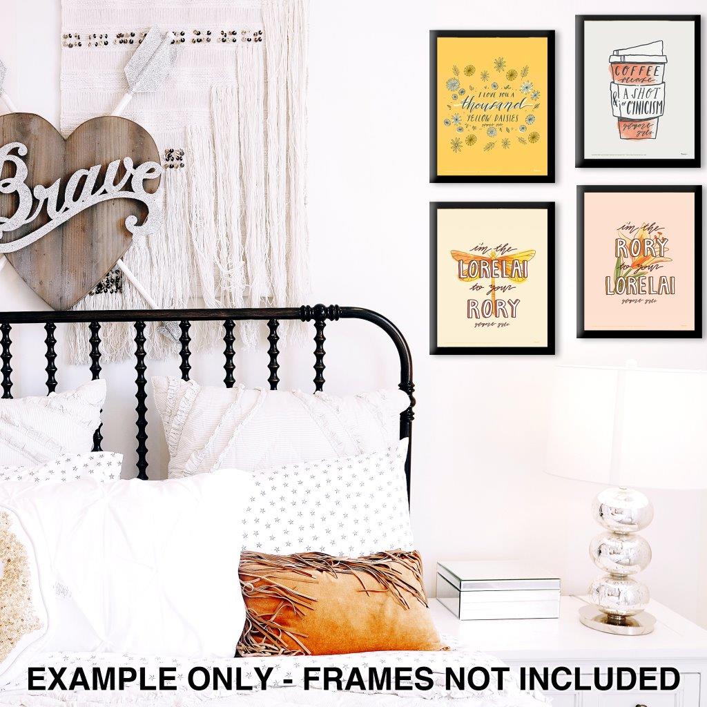 Gilmore Girls (Lorelai and Rory Quotes) TrendyPrint™ Wall Art Set TP08100542