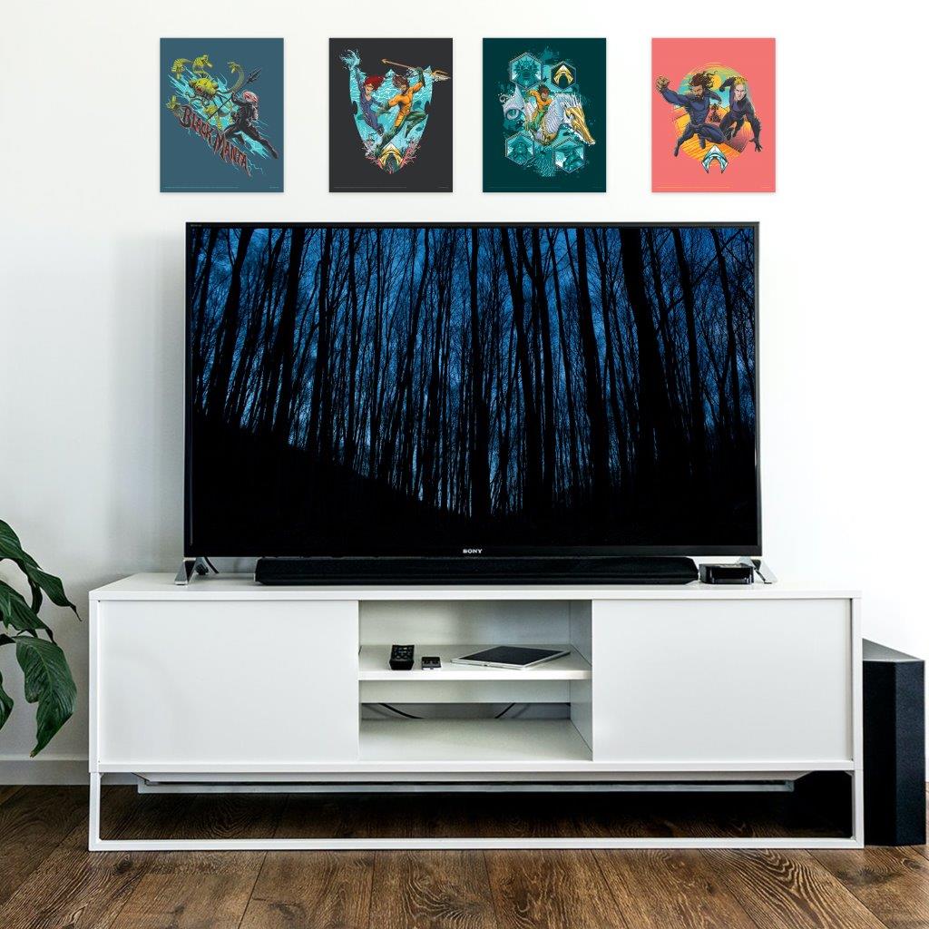 Aquaman and the Lost Kingdom (Illustrated Characters) TrendyPrint™ Wall Art Set TP08100557