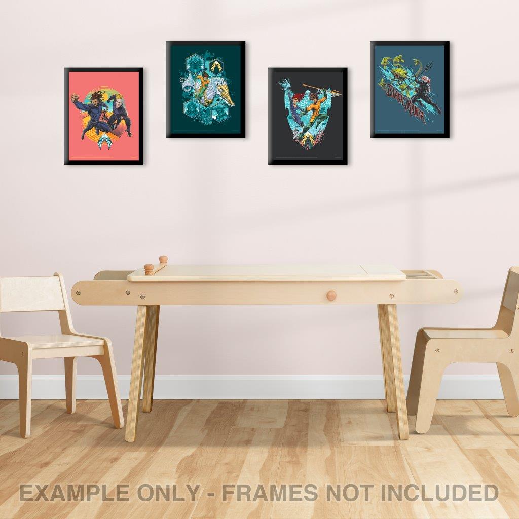Aquaman and the Lost Kingdom (Illustrated Characters) TrendyPrint™ Wall Art Set TP08100557
