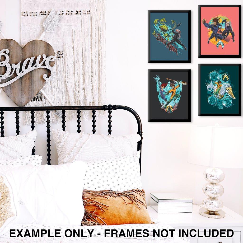 Aquaman and the Lost Kingdom (Illustrated Characters) TrendyPrint™ Wall Art Set TP08100557