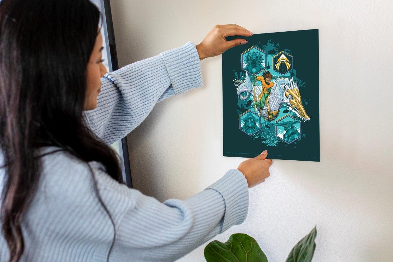 Aquaman and the Lost Kingdom (Illustrated Characters) TrendyPrint™ Wall Art Set TP08100557