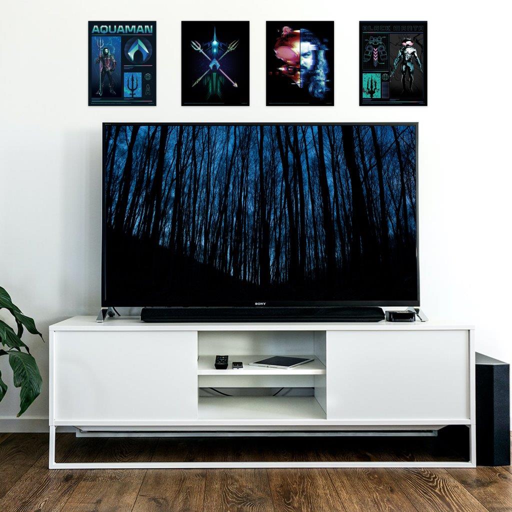 Aquaman and the Lost Kingdom (Atlantis Vs Necrus) TrendyPrint™ Wall Art Set TP08100571