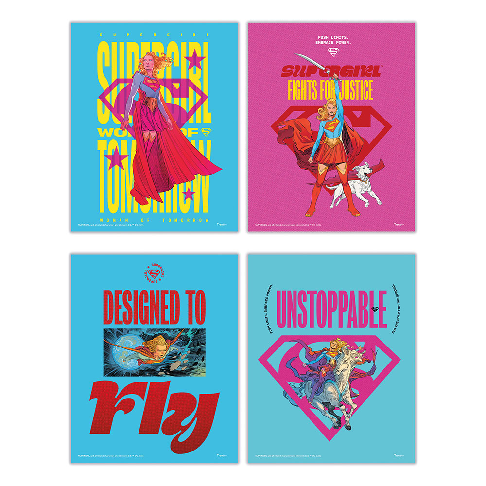 Supergirl (Super Powers) TrendyPrint™ Wall Art Set TP08100596