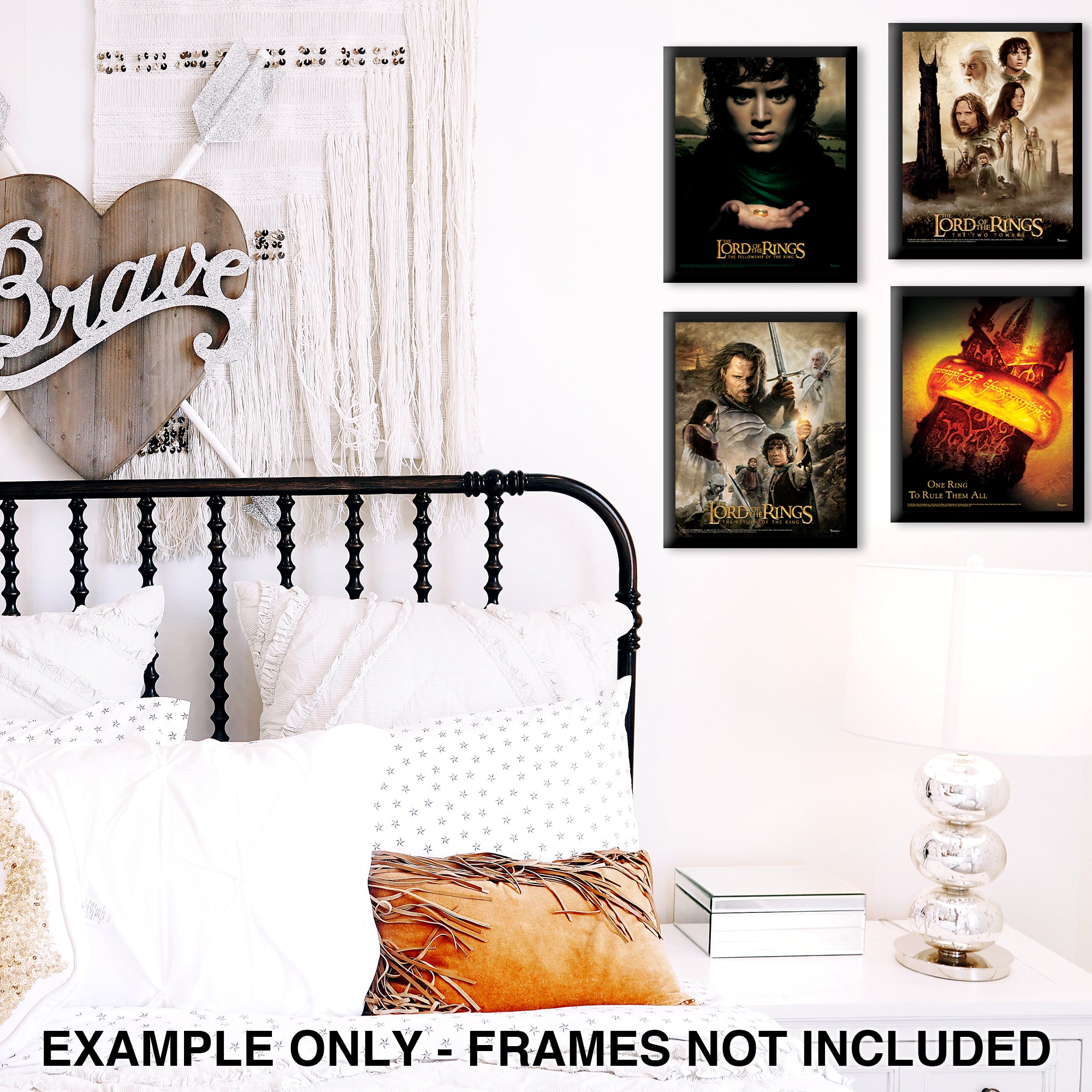 The Lord of The Rings Trilogy (One Ring) TrendyPrint™ Wall Art Set TP08100627