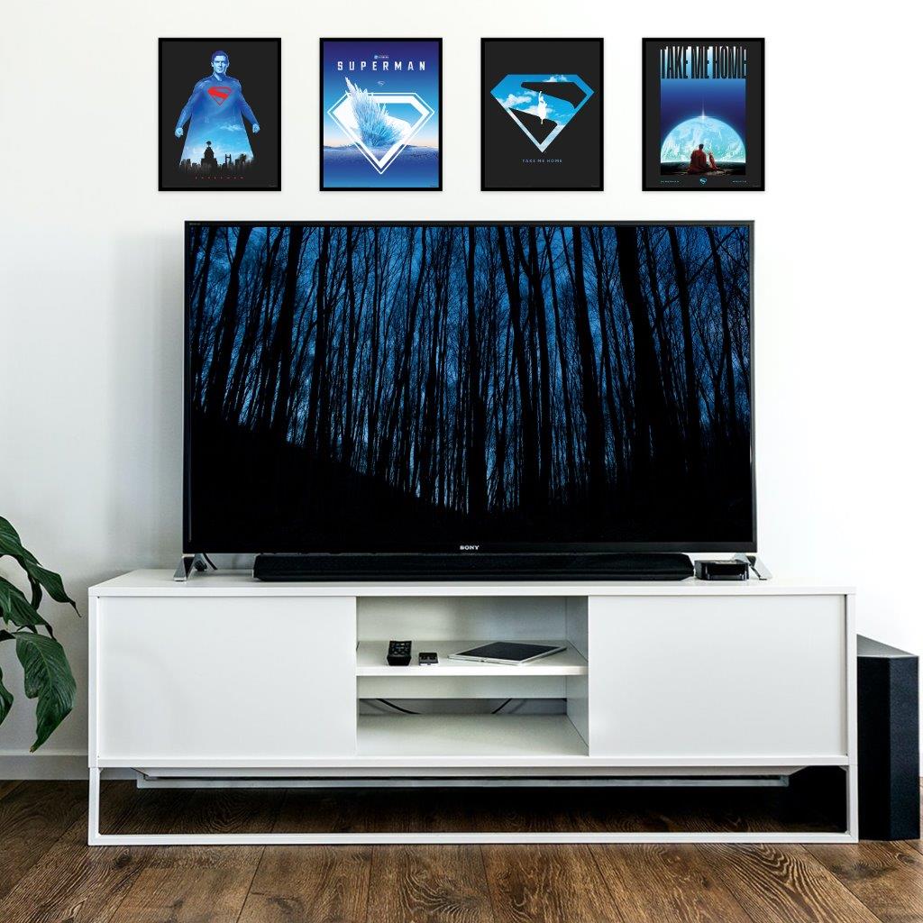 Superman (2025) (Take Me Home) TrendyPrint™ Wall Art Set TP08100678