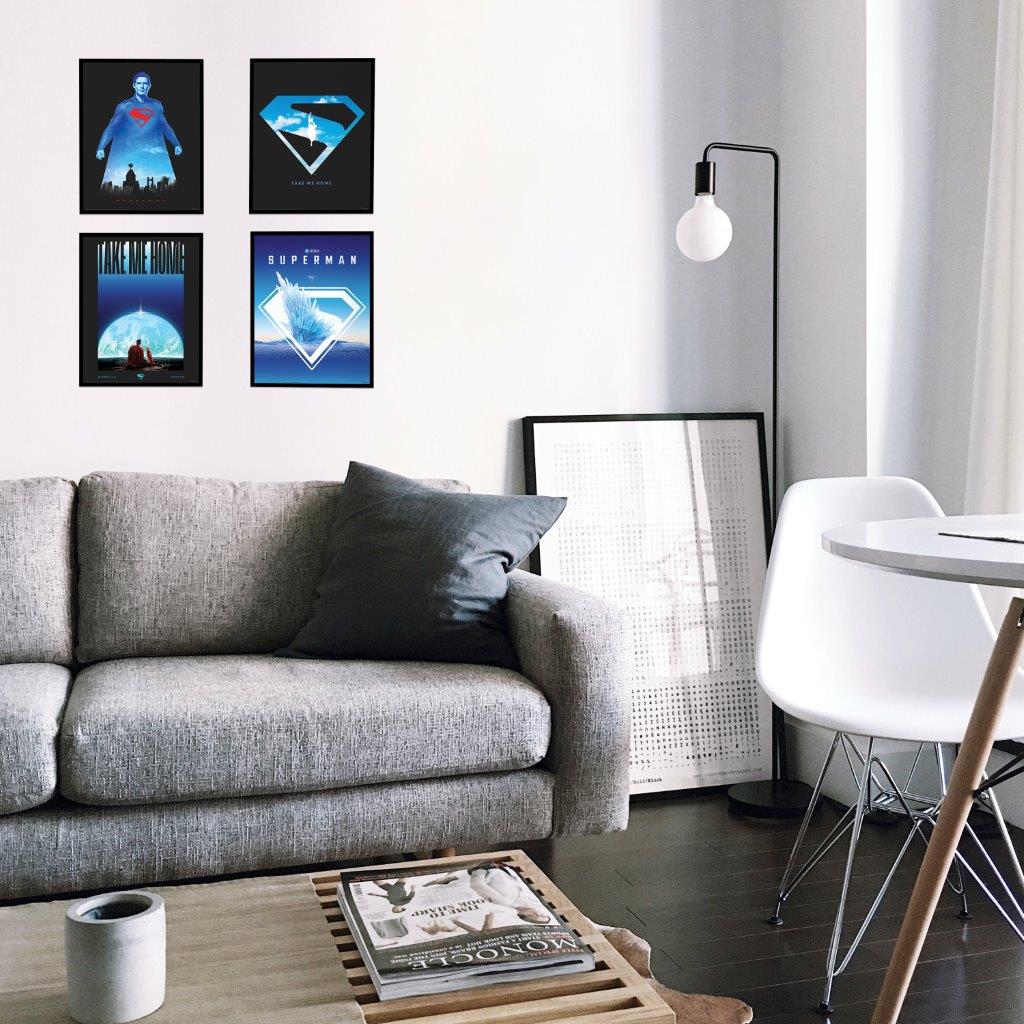 Superman (2025) (Take Me Home) TrendyPrint™ Wall Art Set TP08100678