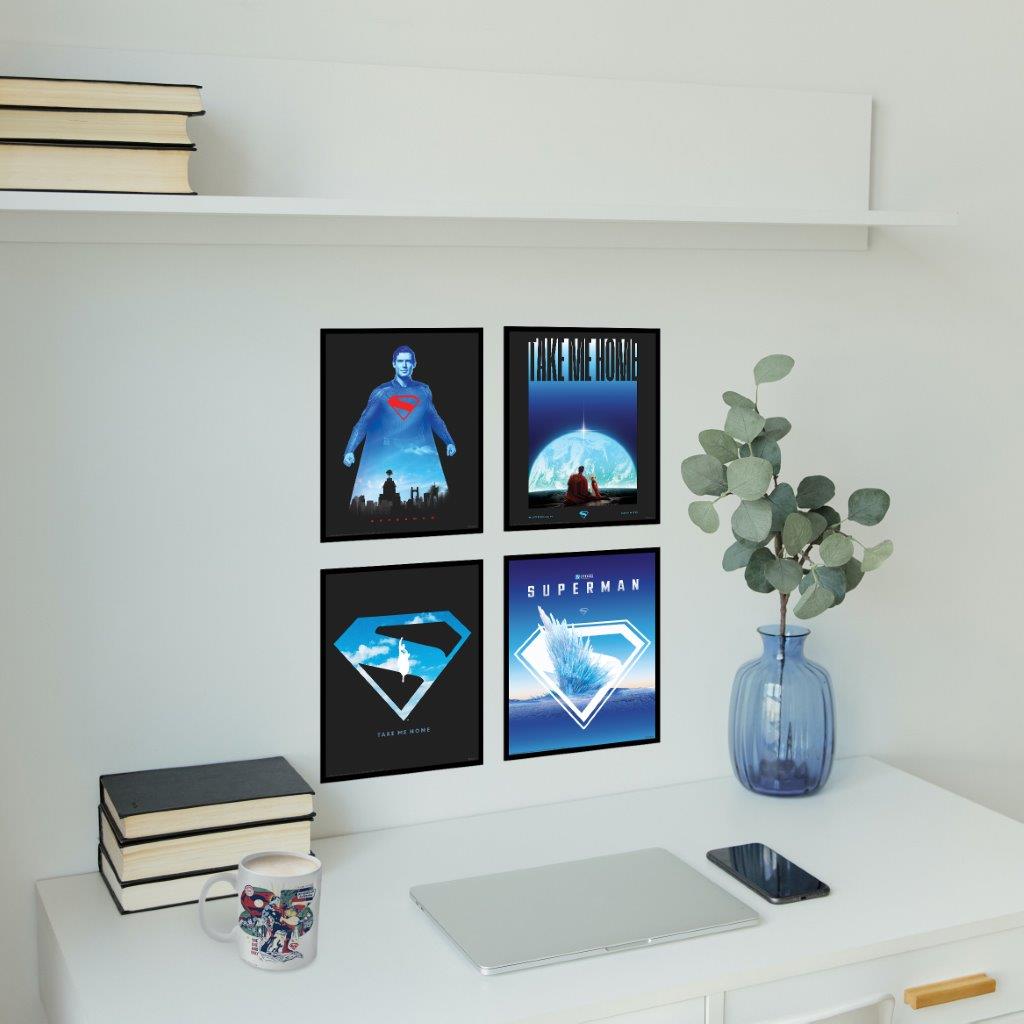 Superman (2025) (Take Me Home) TrendyPrint™ Wall Art Set TP08100678