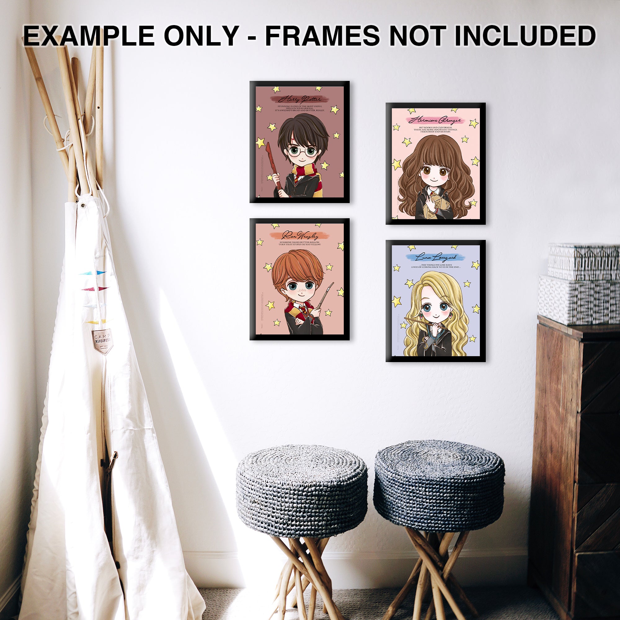 Harry Potter (Magical Quotes) TrendyPrint™ Wall Art Set TP08100698