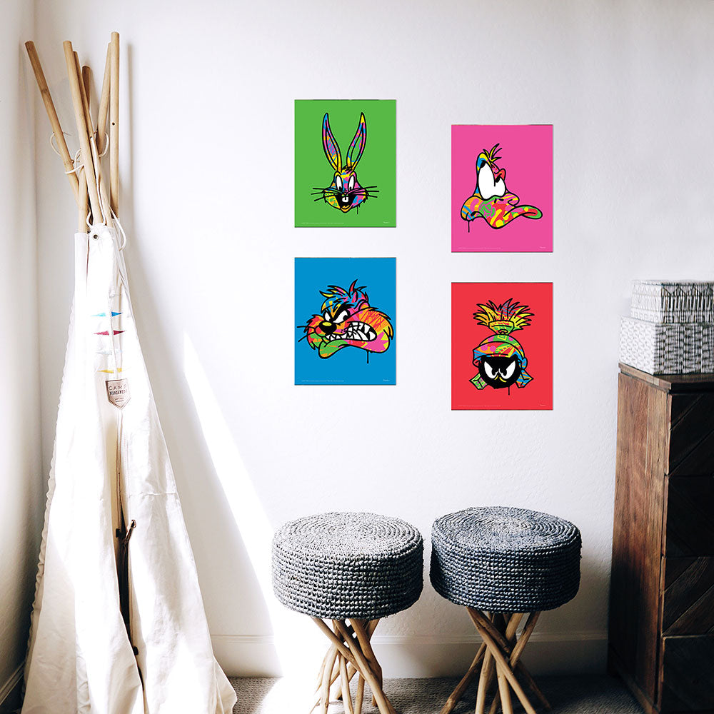 Looney Tunes (Graffiti Portraits) TrendyPrint™ Wall Art Set TP08100701