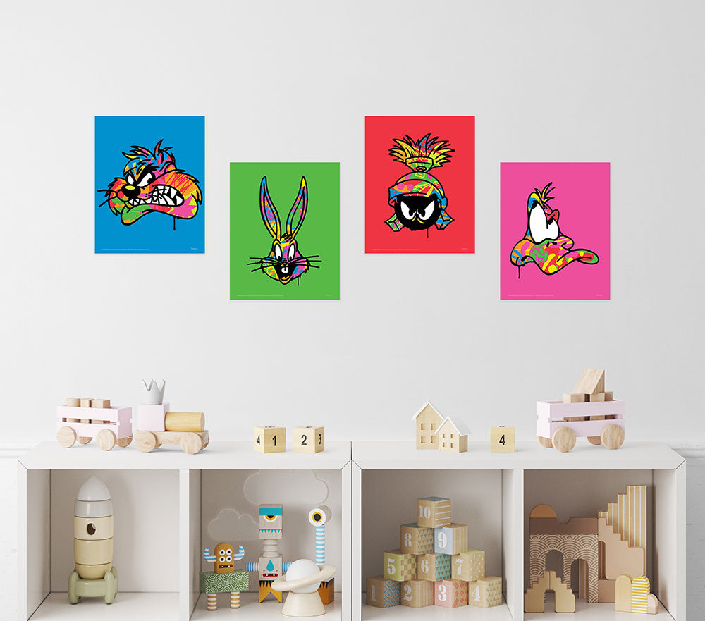 Looney Tunes (Graffiti Portraits) TrendyPrint™ Wall Art Set TP08100701