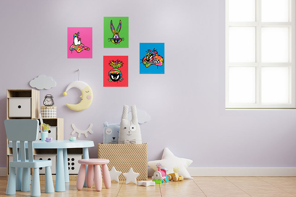 Looney Tunes (Graffiti Portraits) TrendyPrint™ Wall Art Set TP08100701