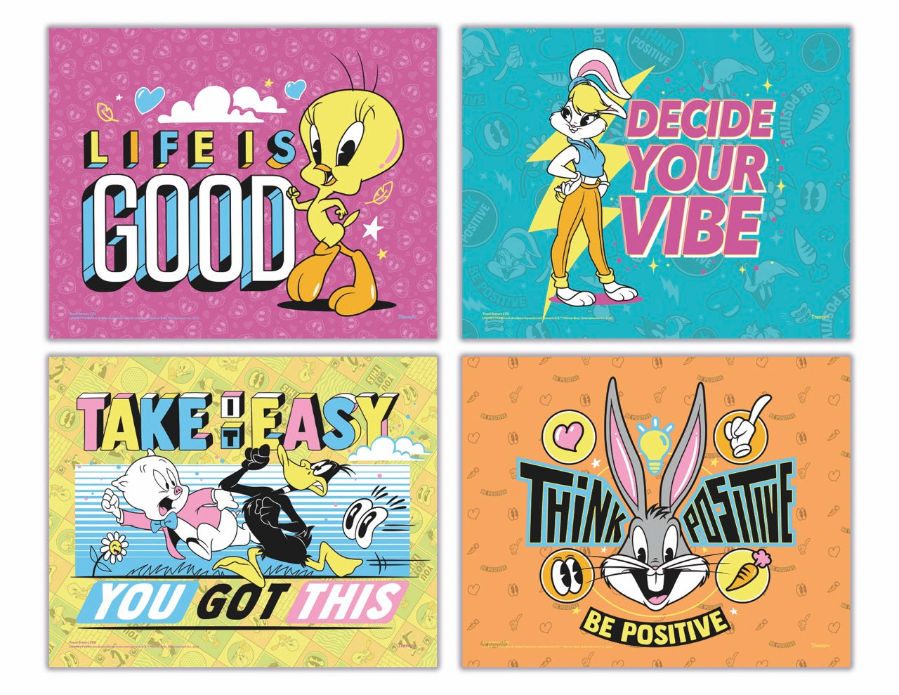 Looney Tunes (Good Vibes) TrendyPrint™ Set  TP08100712