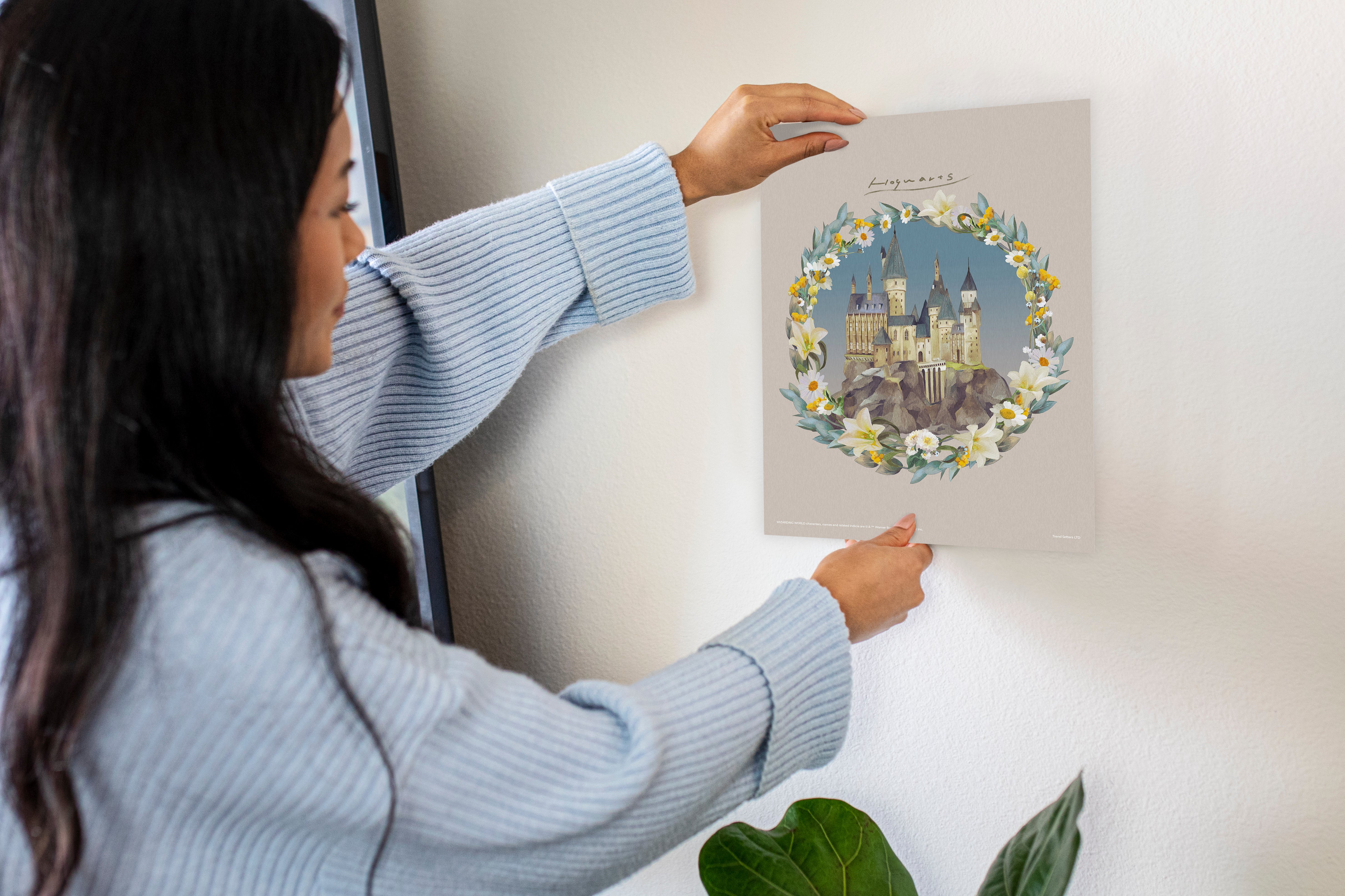 Harry Potter (Magical World - Floral Collection) TrendyPrint Wall Art Set of Five TP08100713