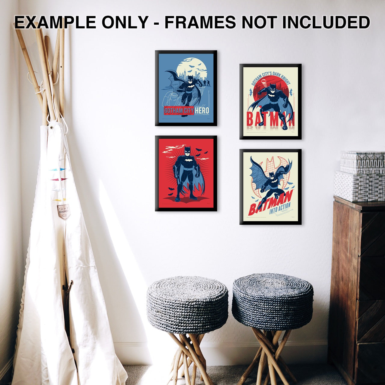 DC Comics (Batman - Gotham City Hero) TrendyPrint™ Wall Art Set TP08100718