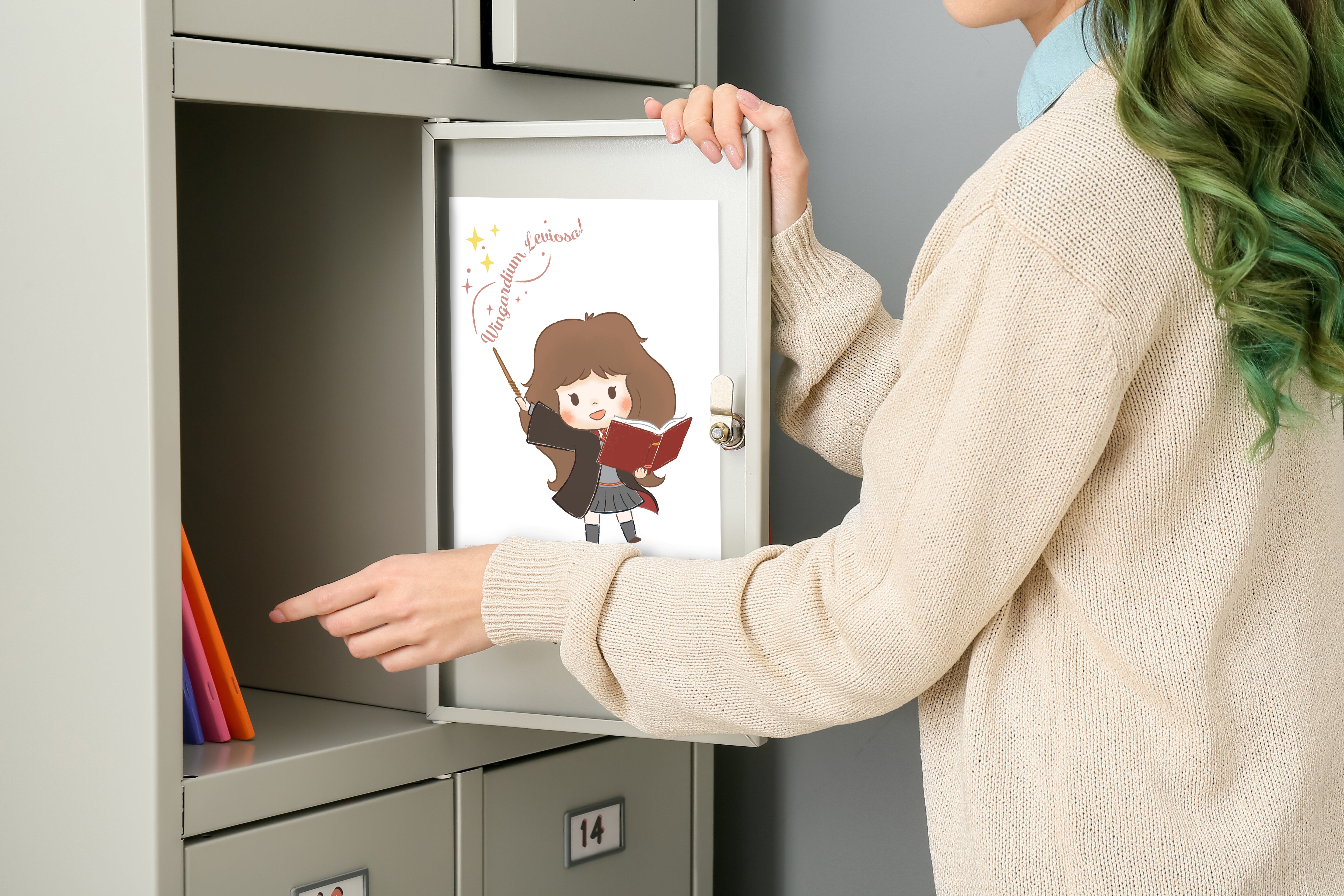 Harry Potter (Tiny Magic - Spells) TrendyPrint Wall Art Set of Four TP08100732