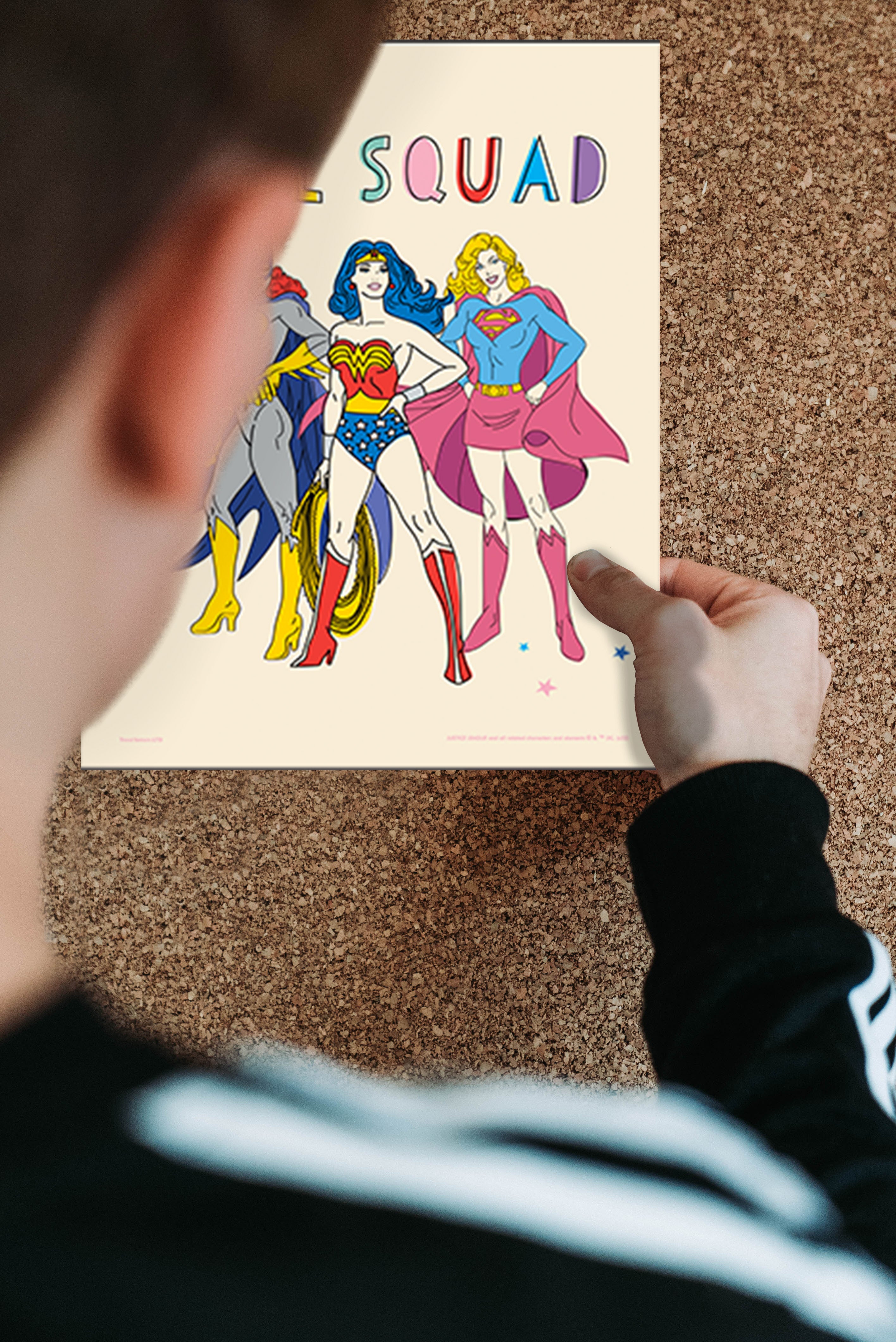 DC Comics (Justice League Women - Super Doodle) TrendyPrint™ Wall Art Set  TP08100785
