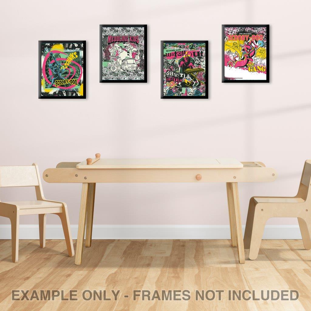 Scooby-Doo (Pesky Punks) TrendyPrint Wall Art Set of Four TP08100801