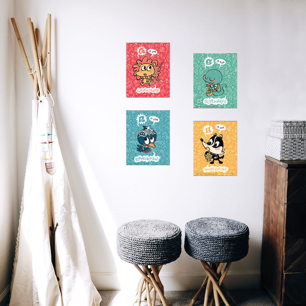 Harry Potter (Hogwarts Alphabet) TrendyPrint™ Wall Art Set TP08100807