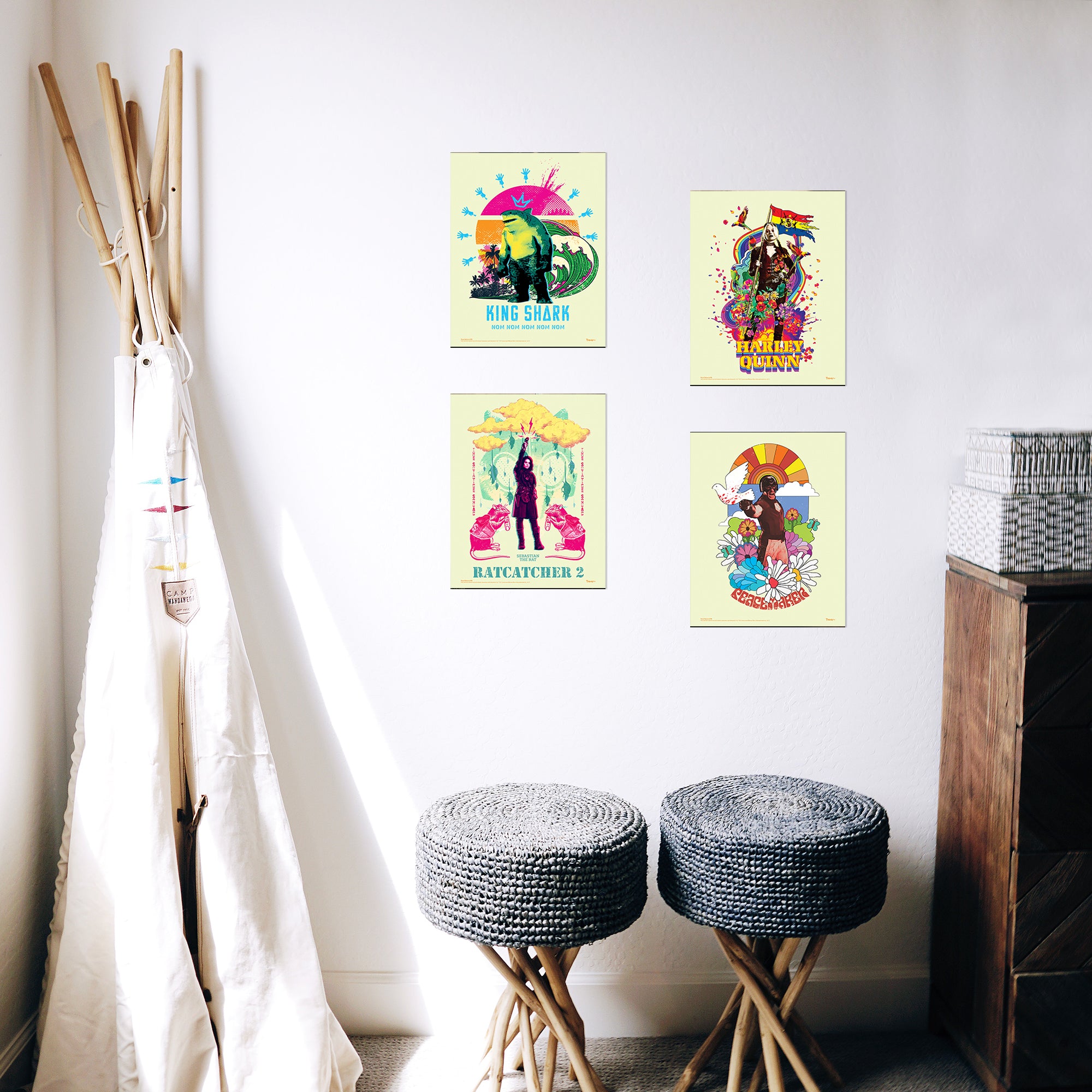 The Suicide Squad (Happy Psychos) TrendyPrint™ Wall Art Set TP08100828