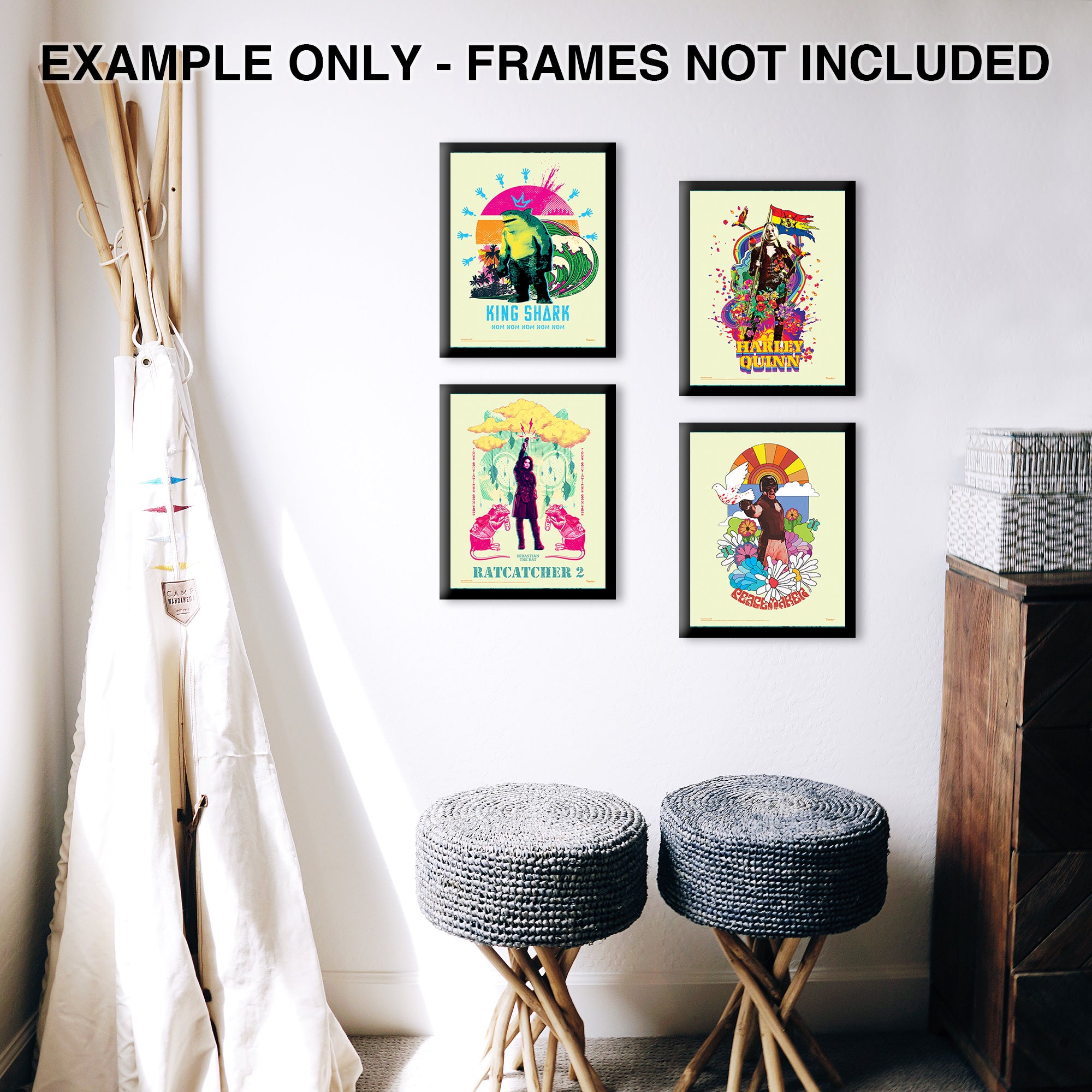 The Suicide Squad (Happy Psychos) TrendyPrint™ Wall Art Set TP08100828